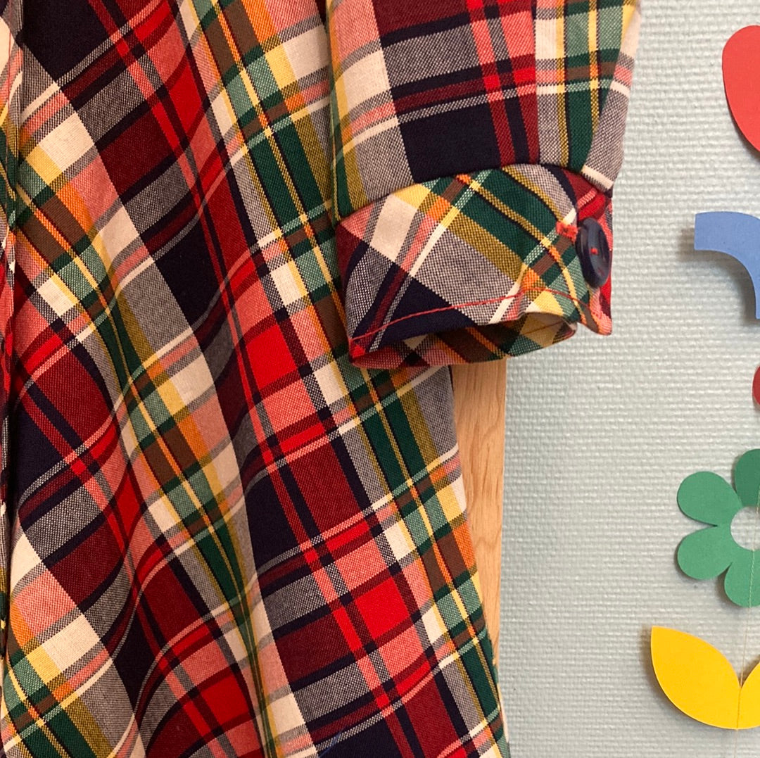 Robe écolière tartan
