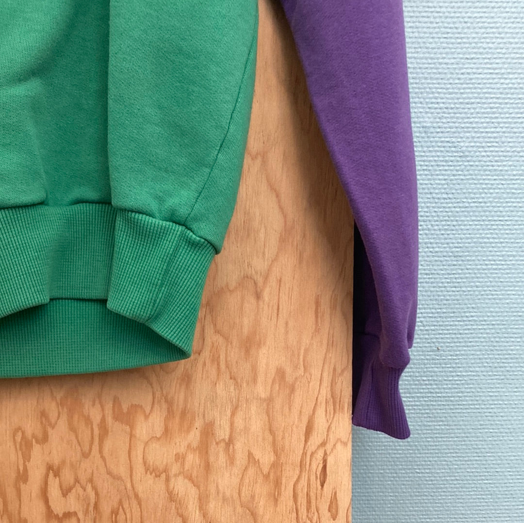 Sweat ski Adidas vert et violet