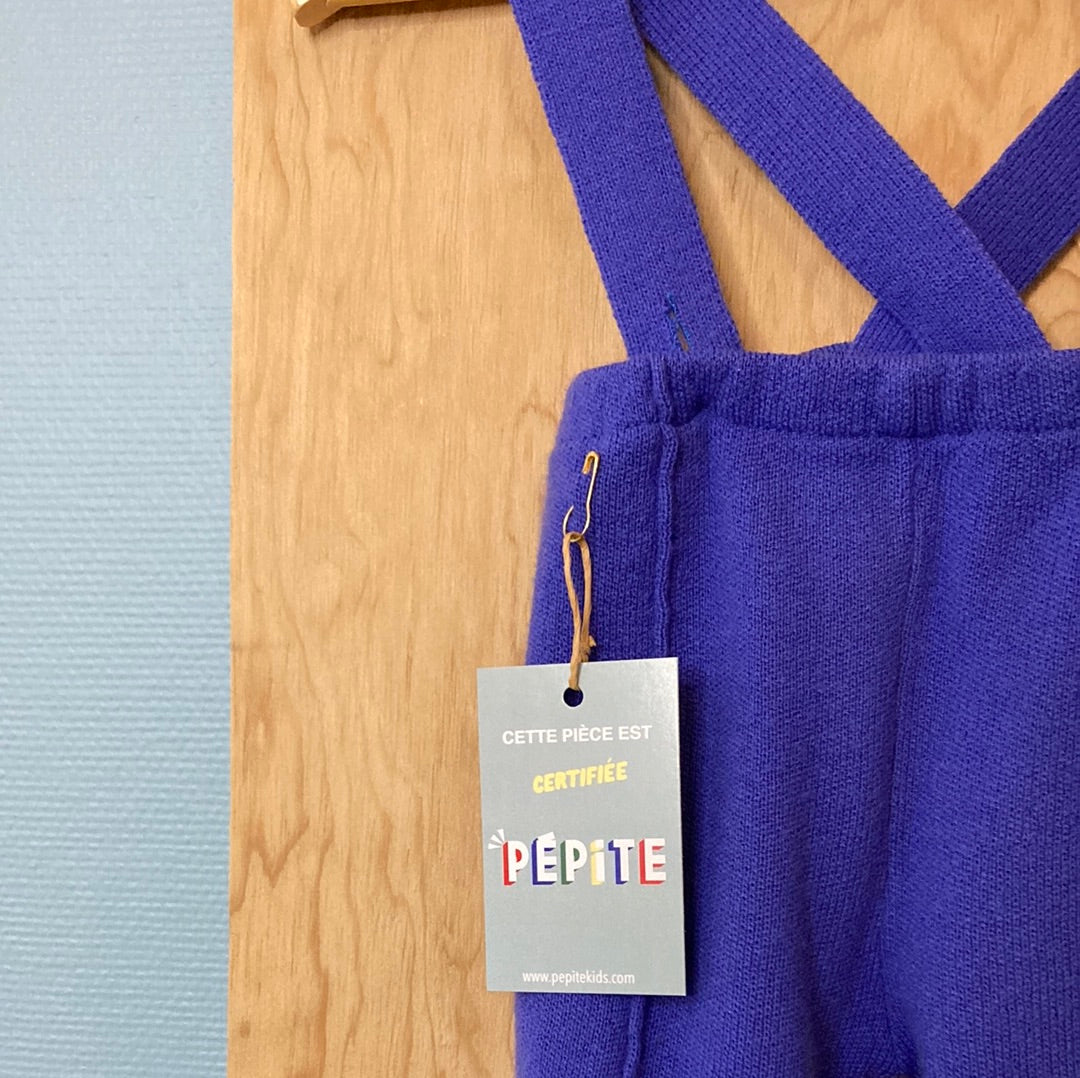 Pantalon à bretelles