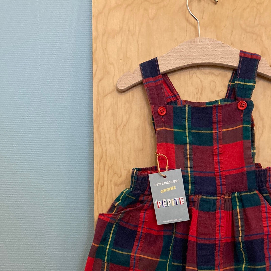 Salopette Tartan