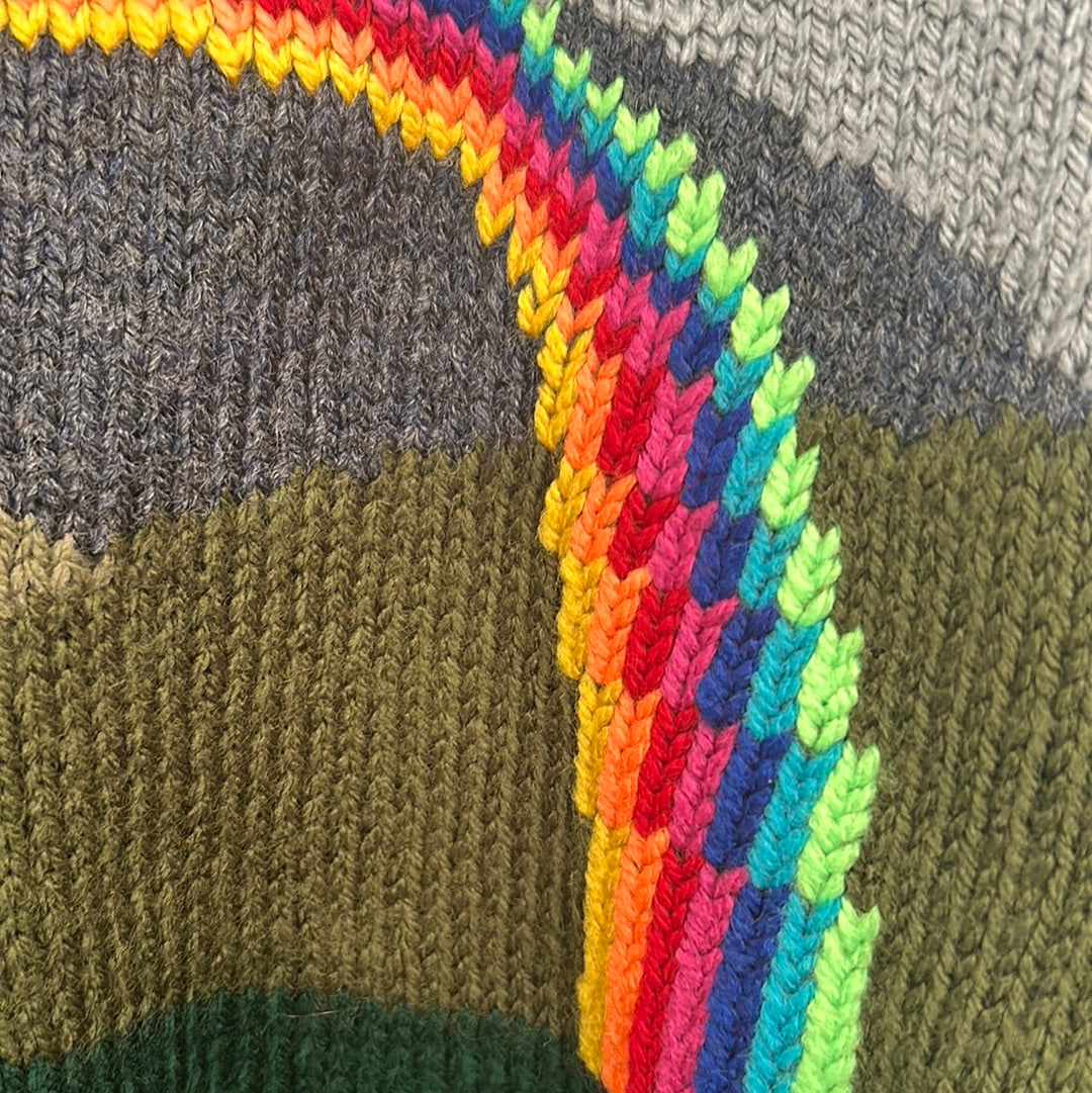 Pull paysage-arc en ciel
