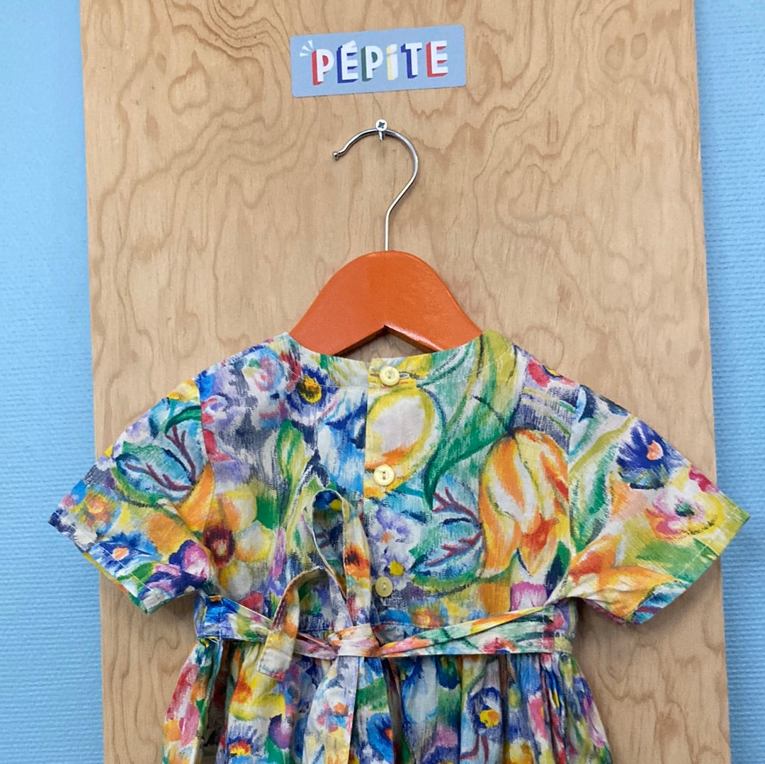 Robe fleurie aquarelle