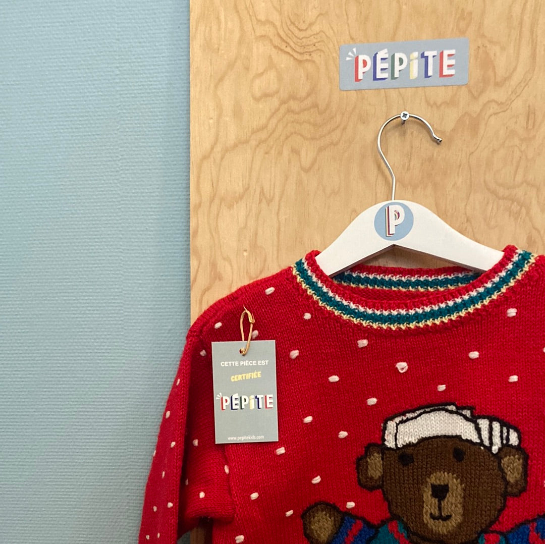 Pull Phildar teddy bear