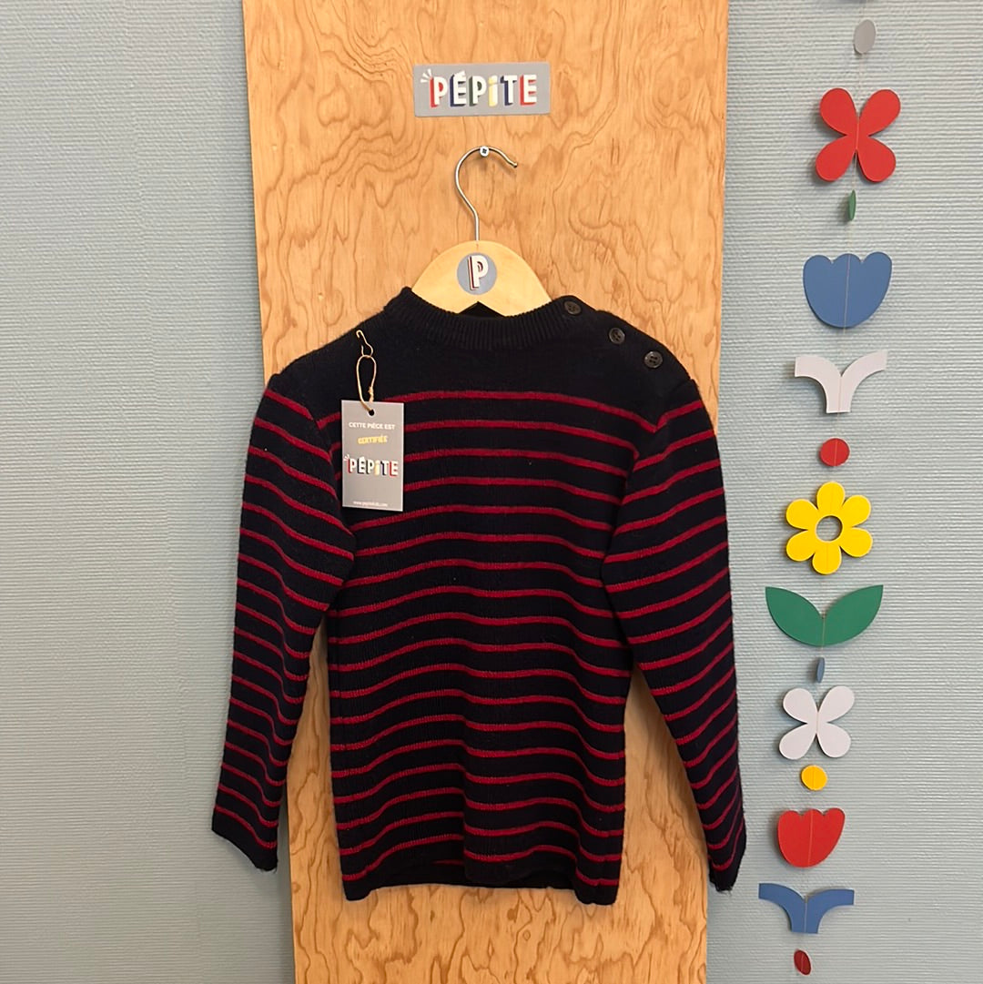 Pull laine marine