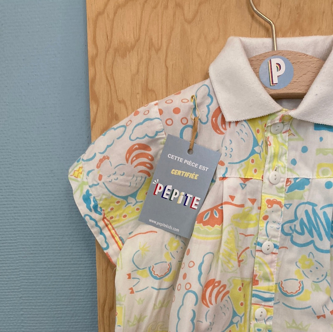 Robe chemise fruits