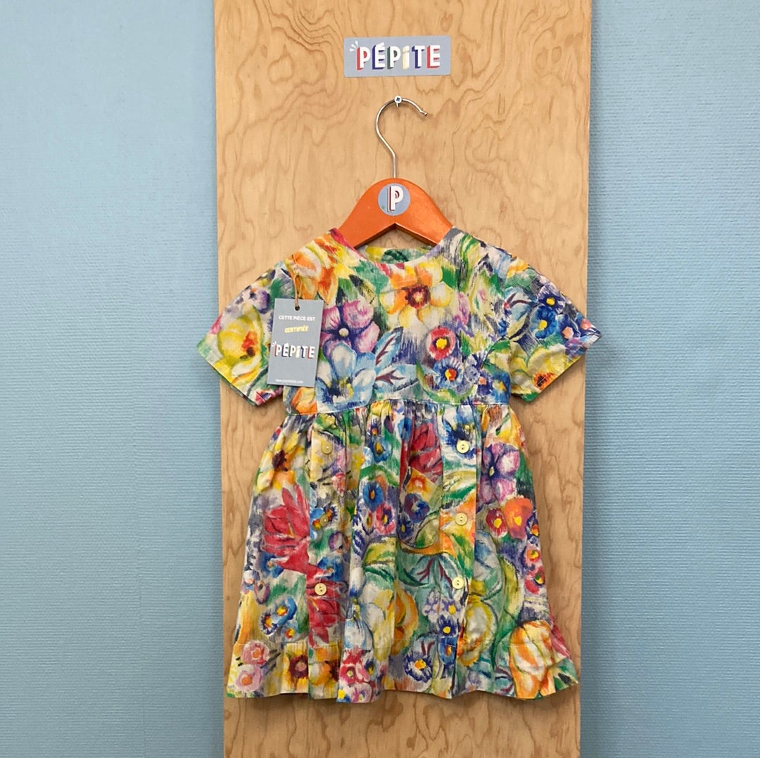 Robe fleurie aquarelle