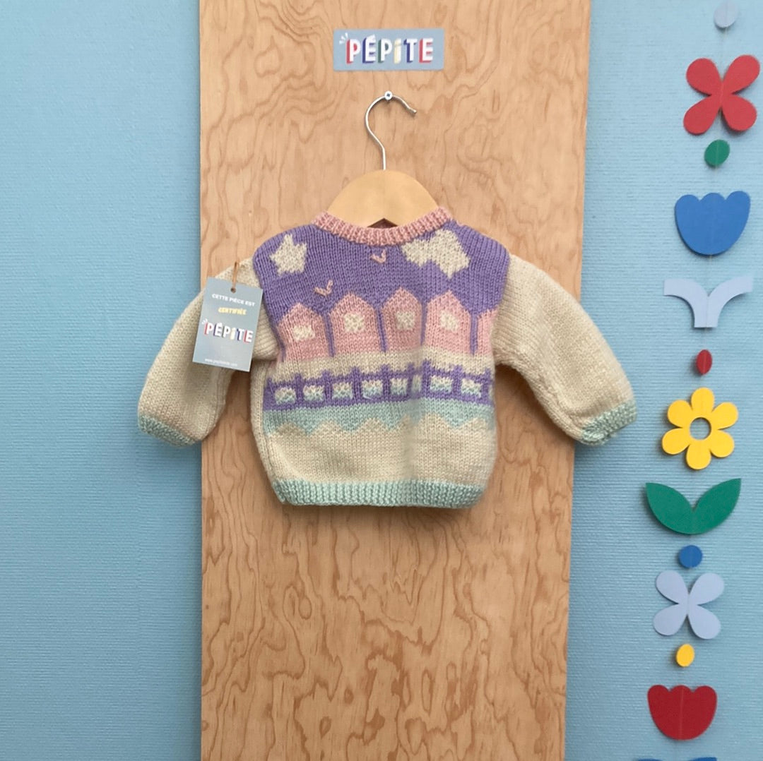 Pull maison pastel