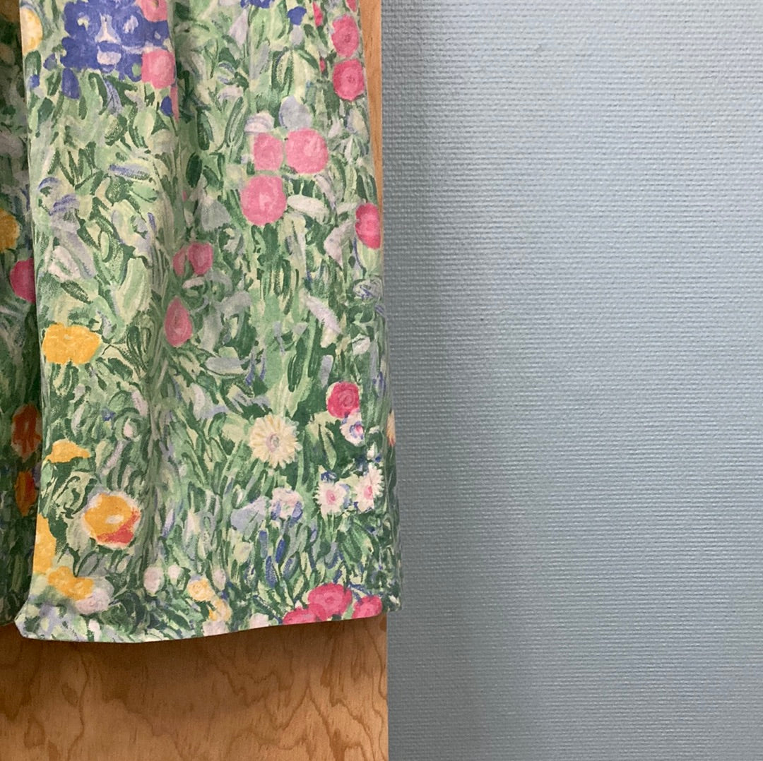 Robe fleurie col Pierrot