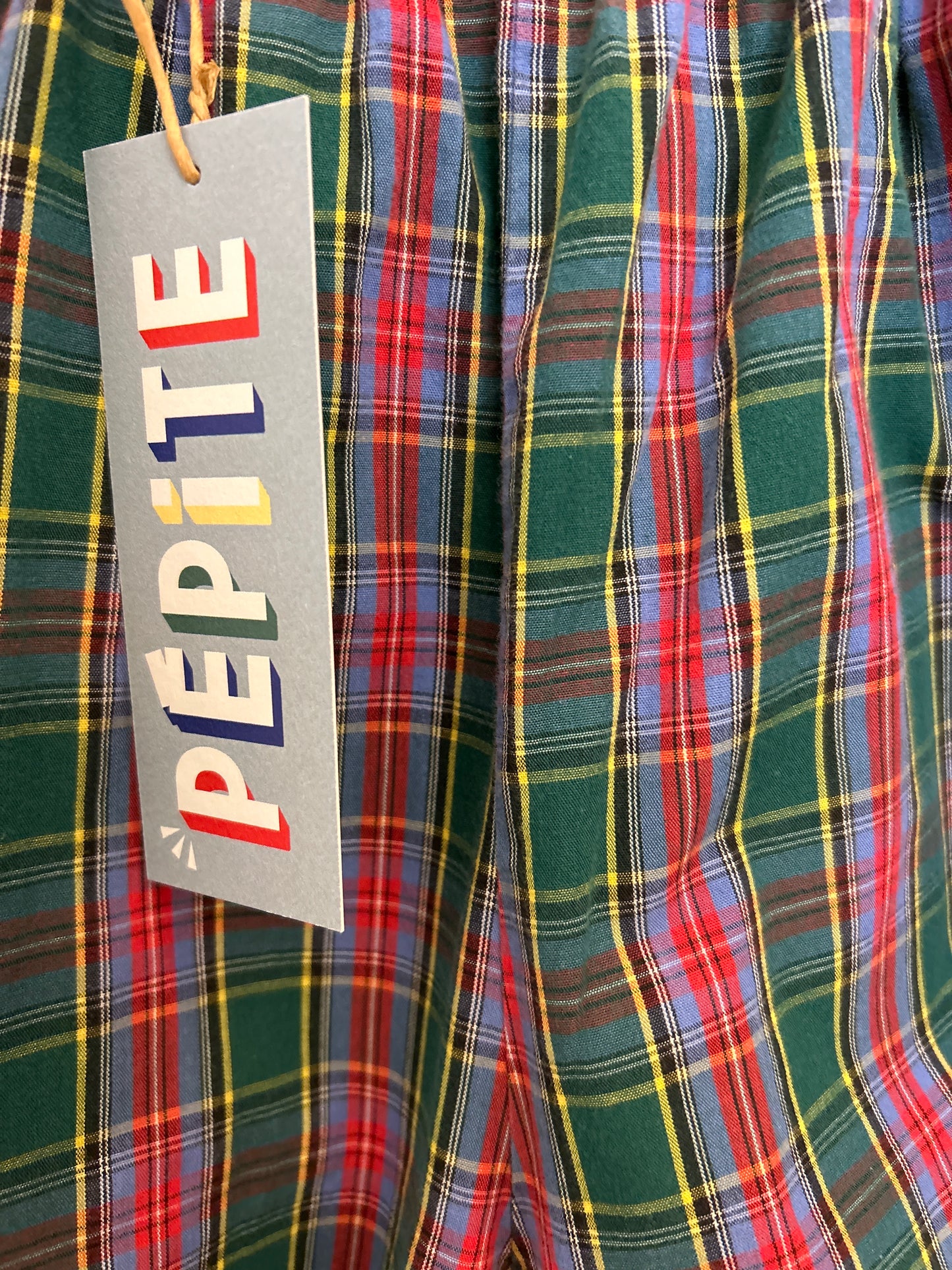 Pantalon / bretelles tartan