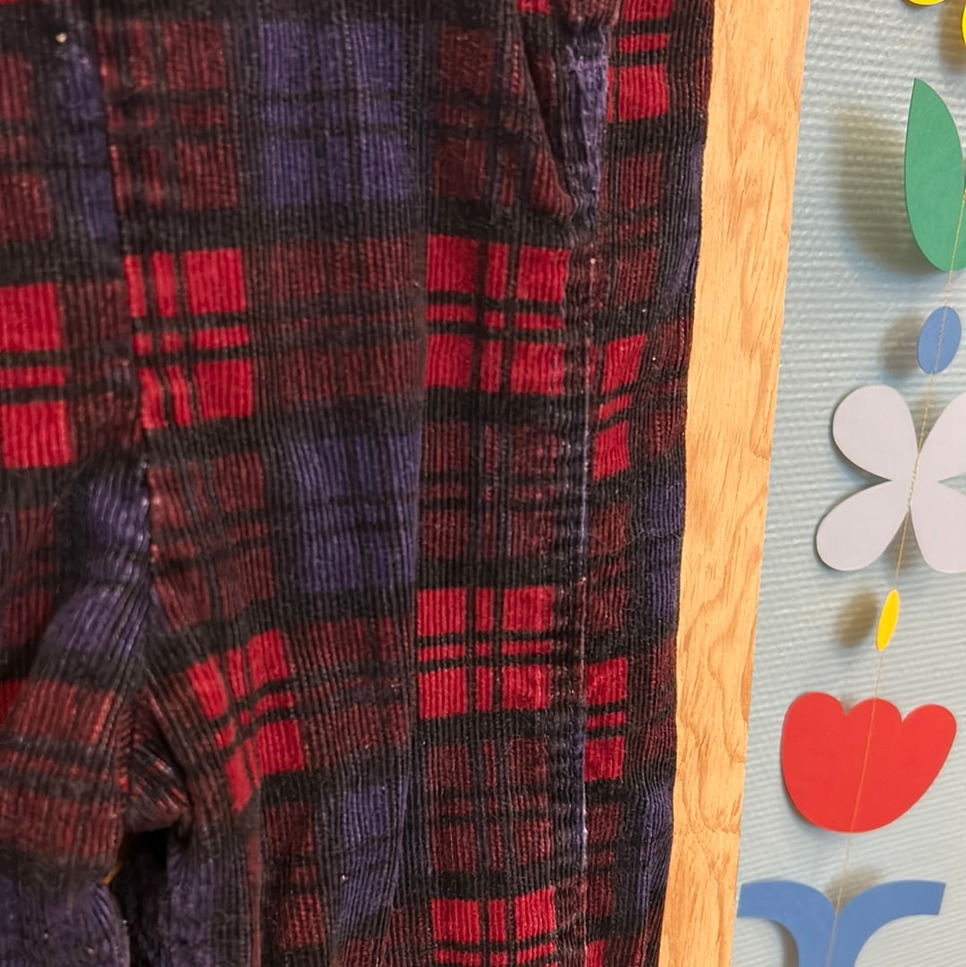 Salopette OshKosh velours tartan