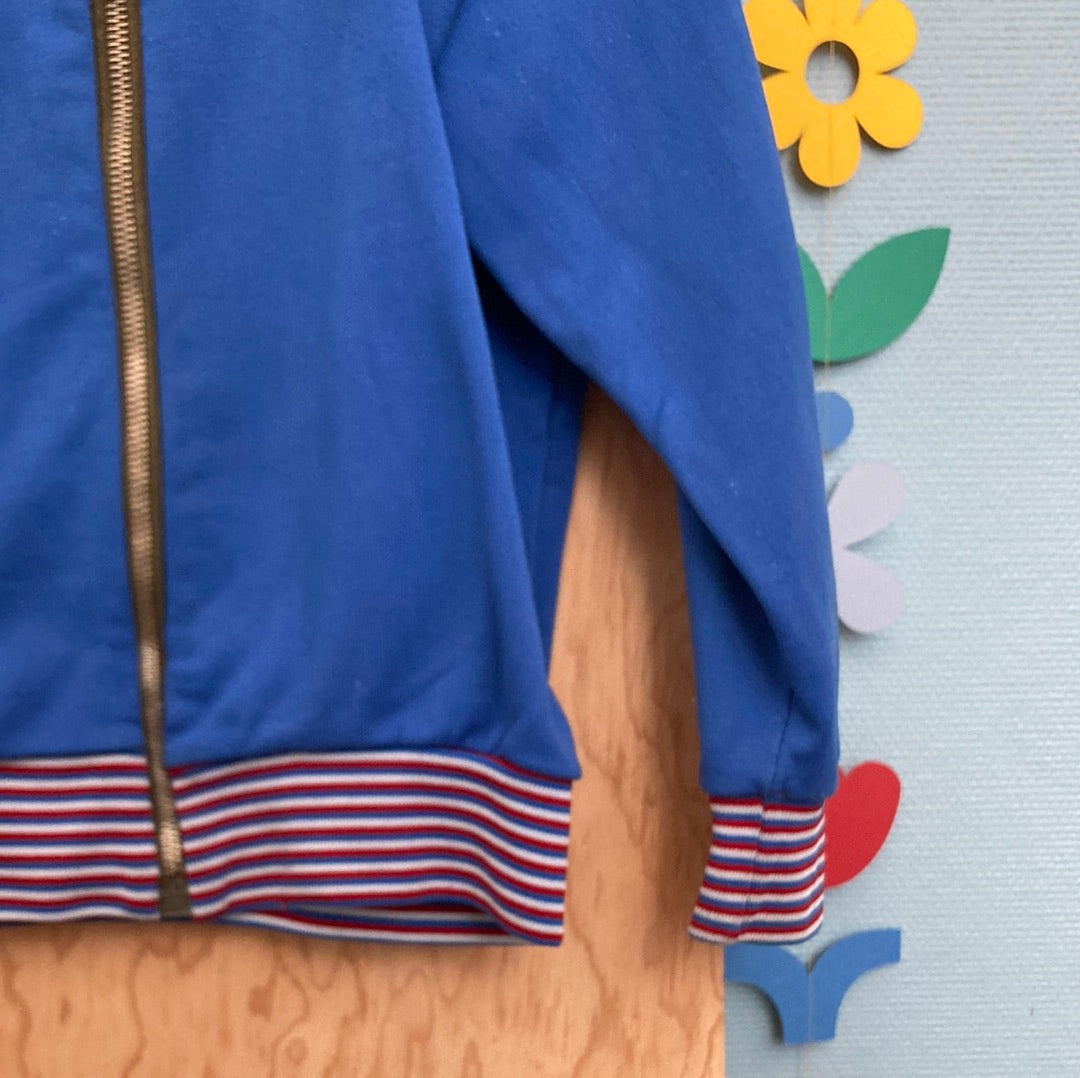 Veste 70s bleue