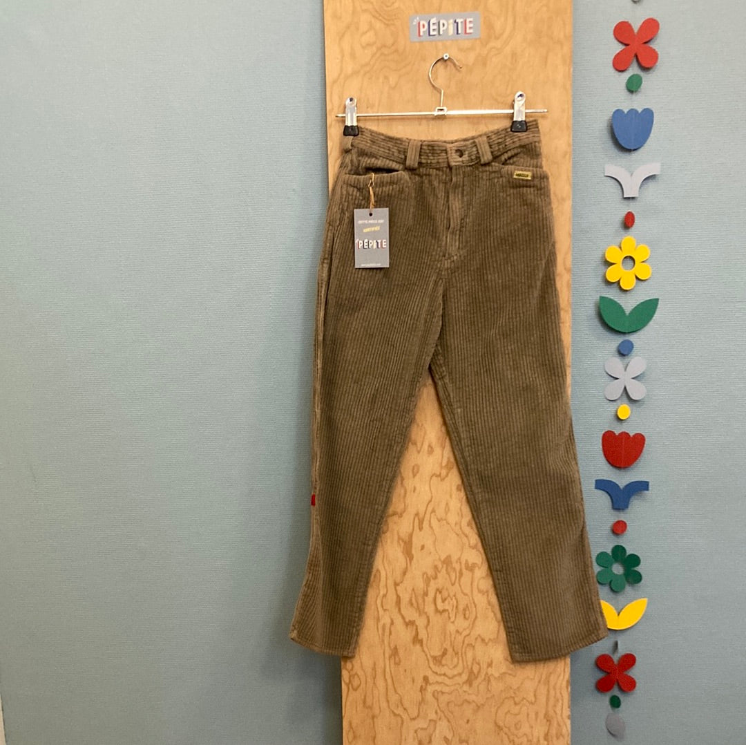Pantalon velours beige