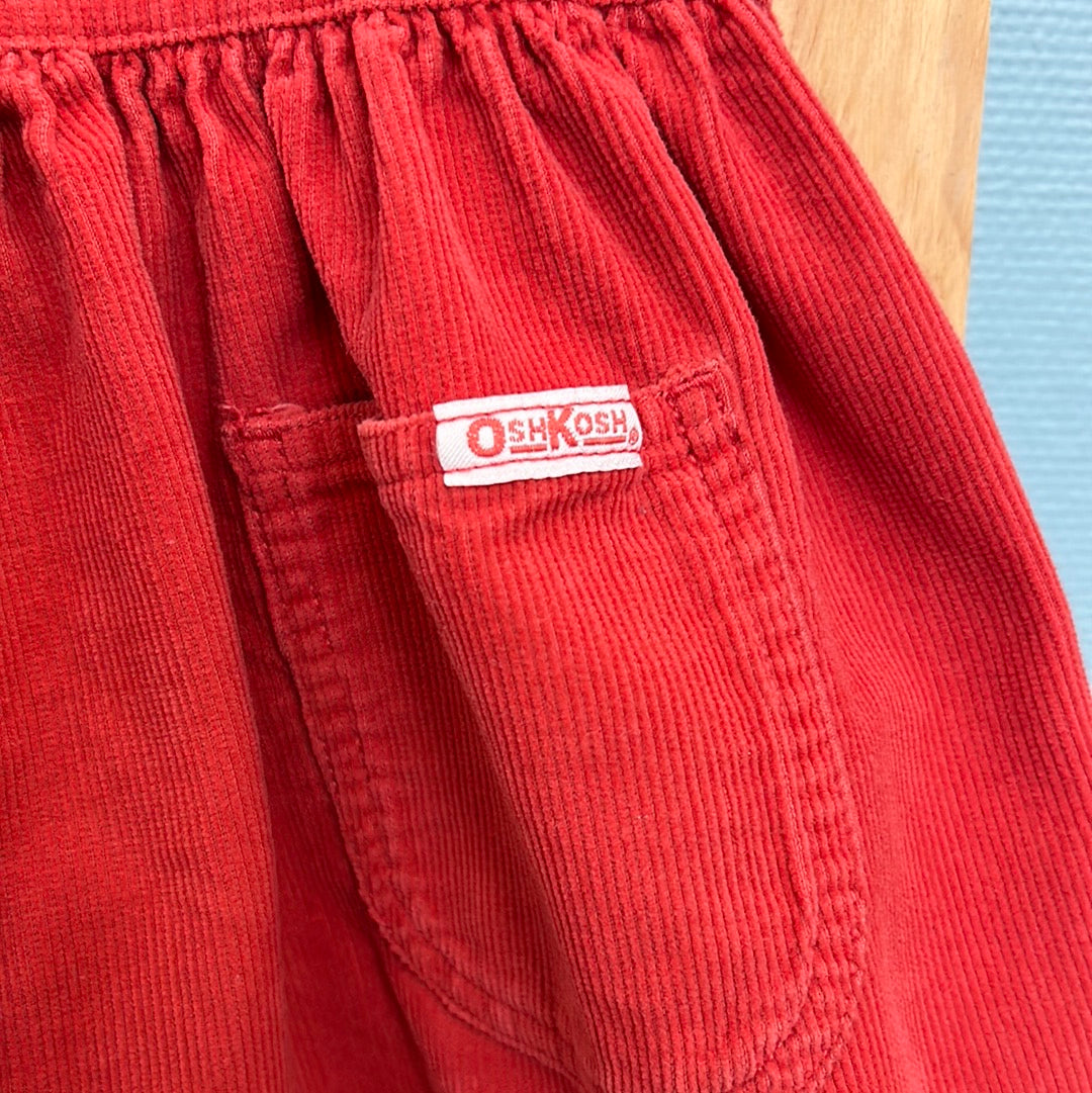 Robe Oshkosh velours côtelé pêche