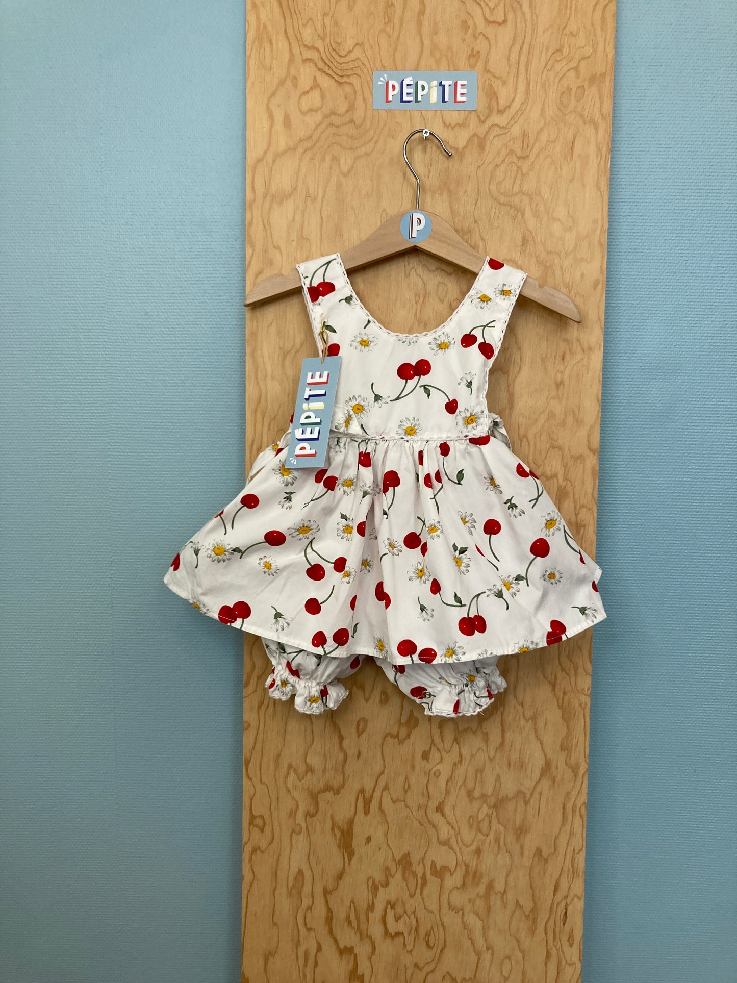 Robe bloomer cerise
