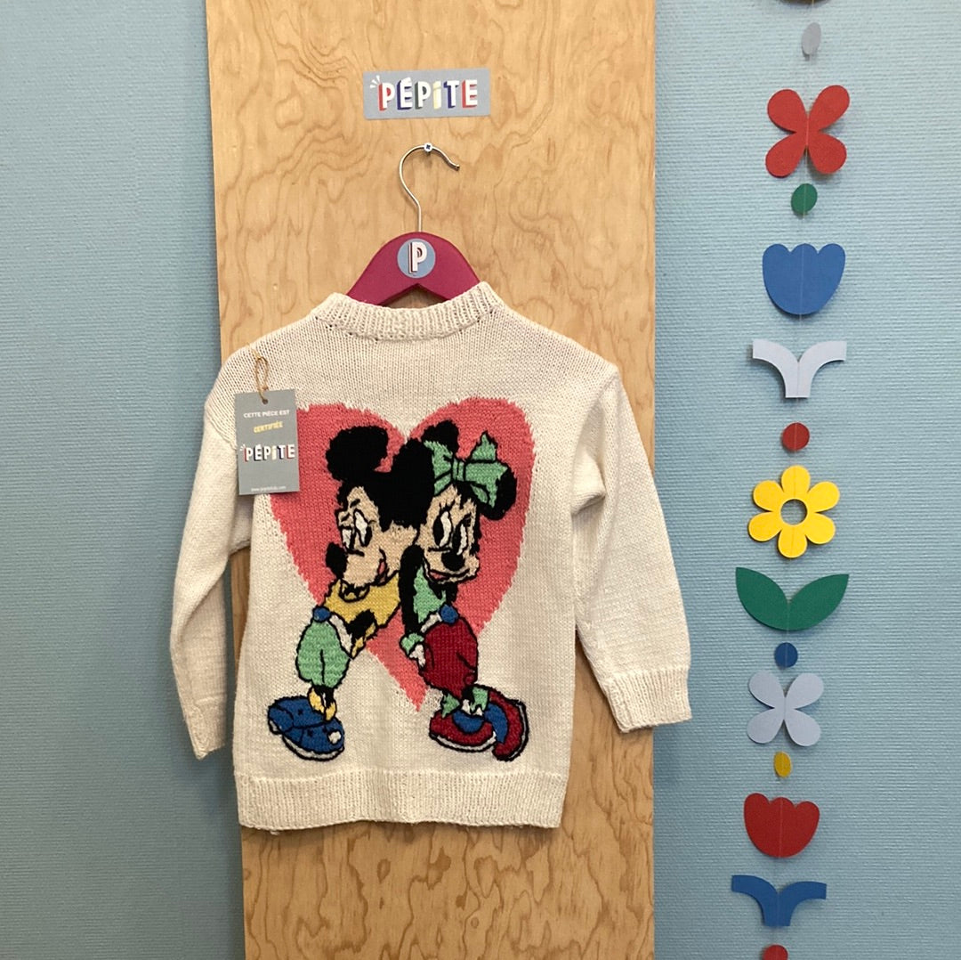 Pull Phildar Mickey et Minnie