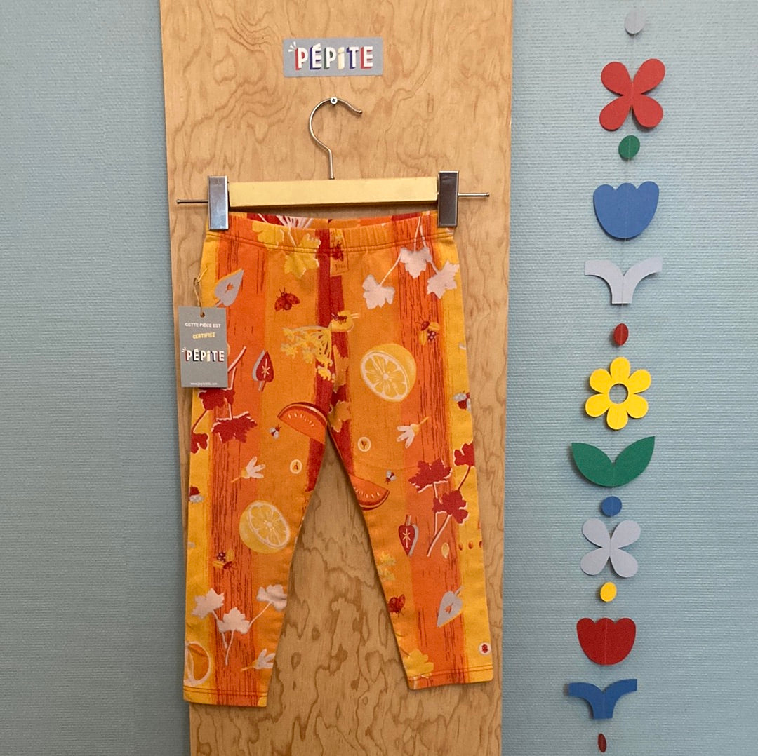 Legging orange Catimini