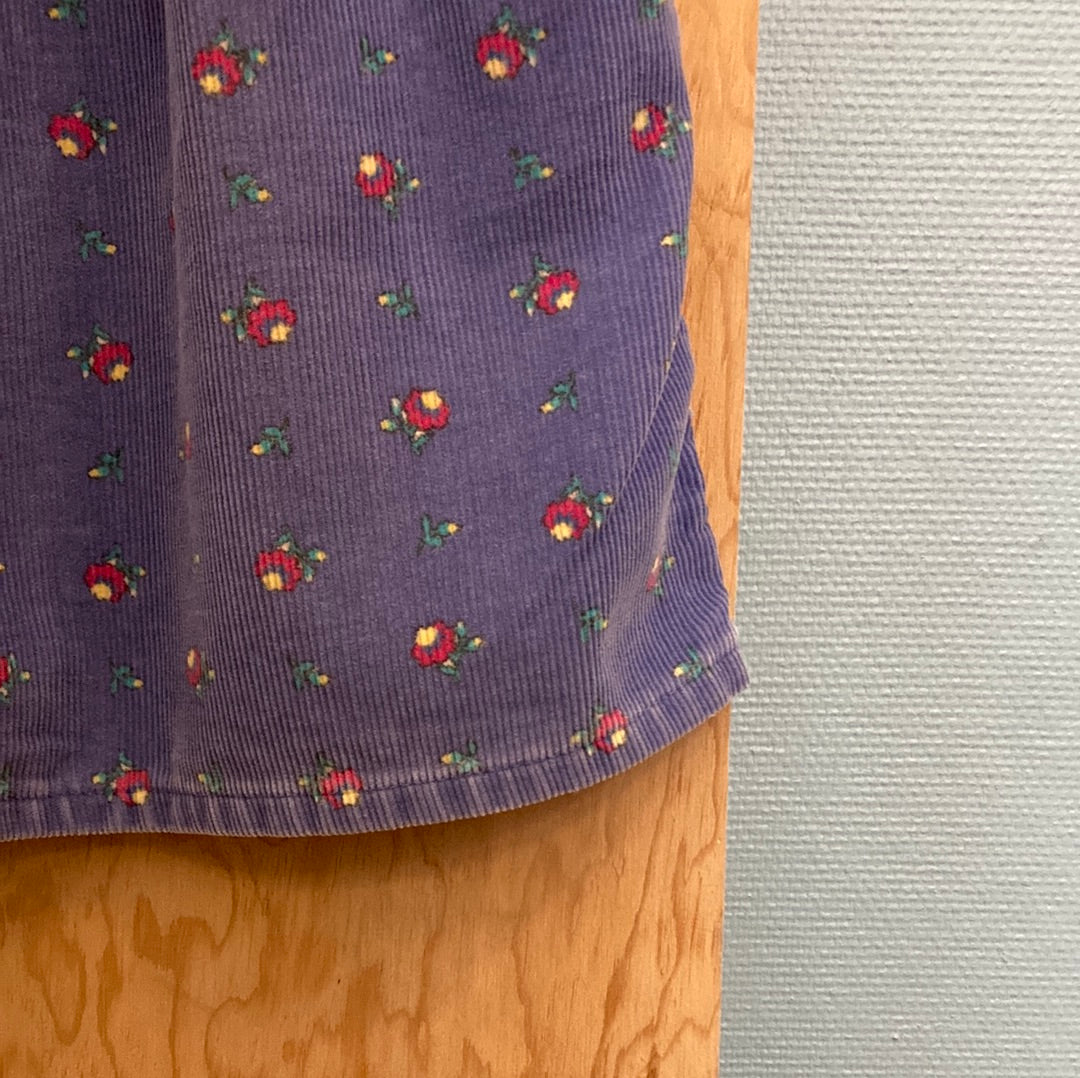 Robe OshKosh fleurie velours côtelé