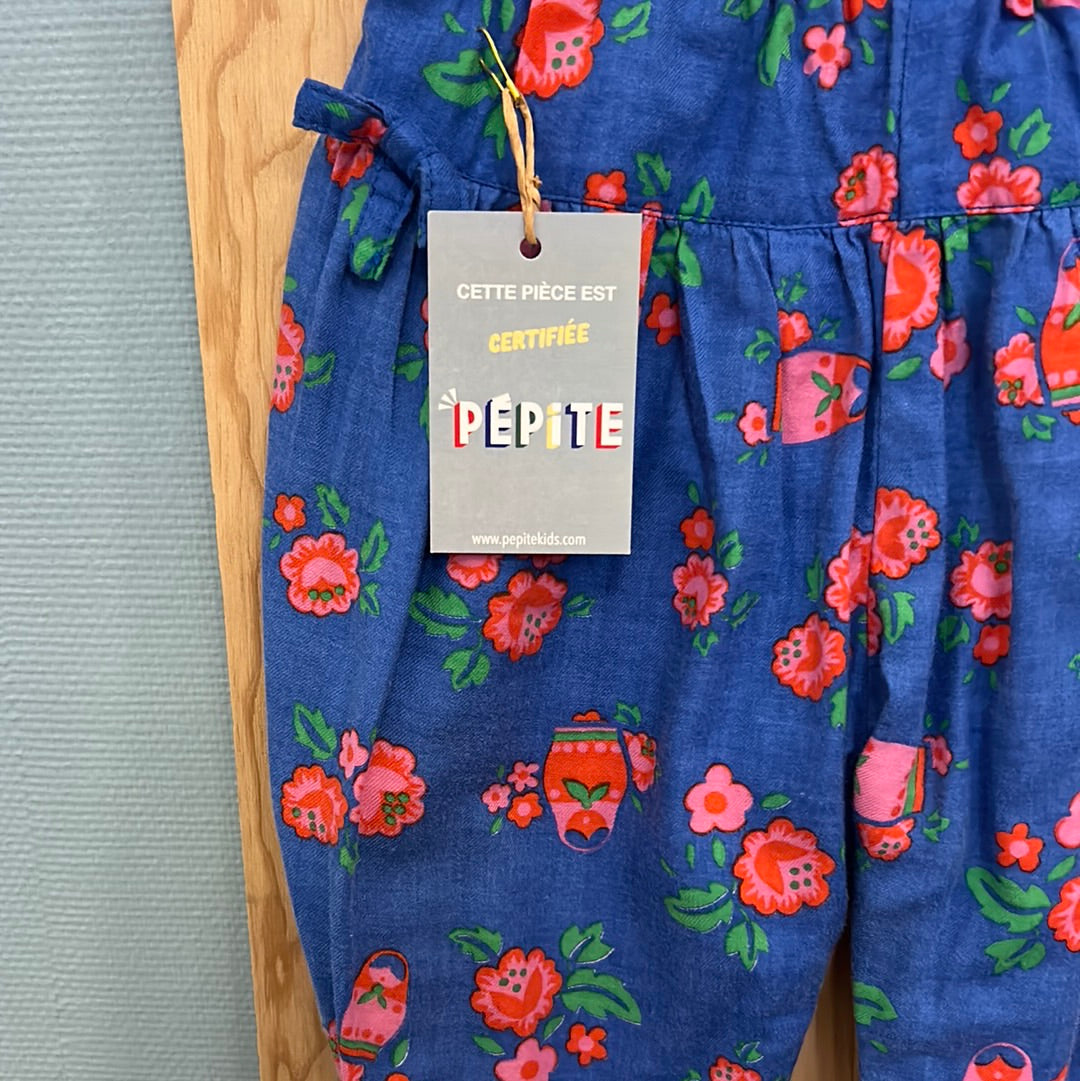 Pantalon à fleurs