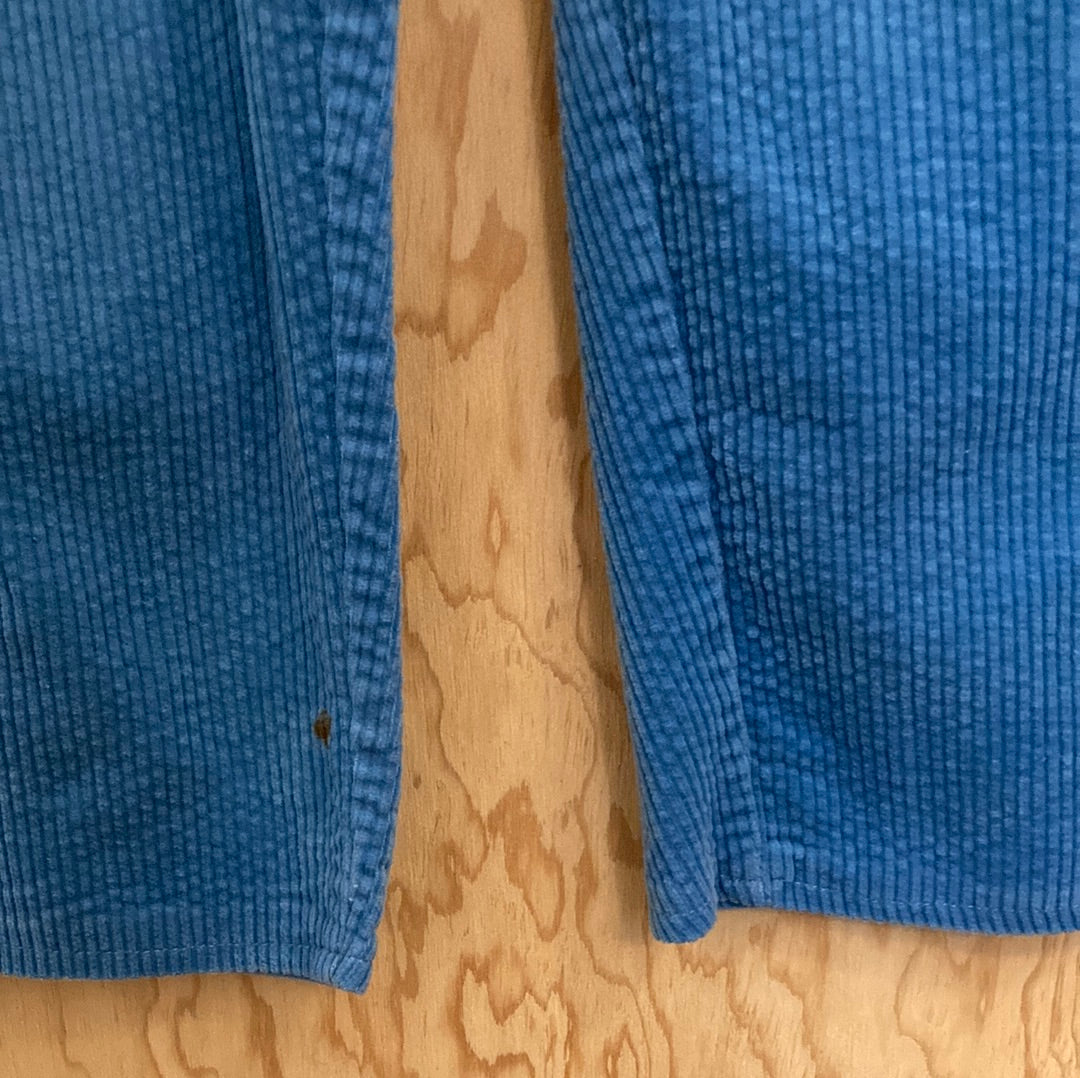 Pantalon velours bleu