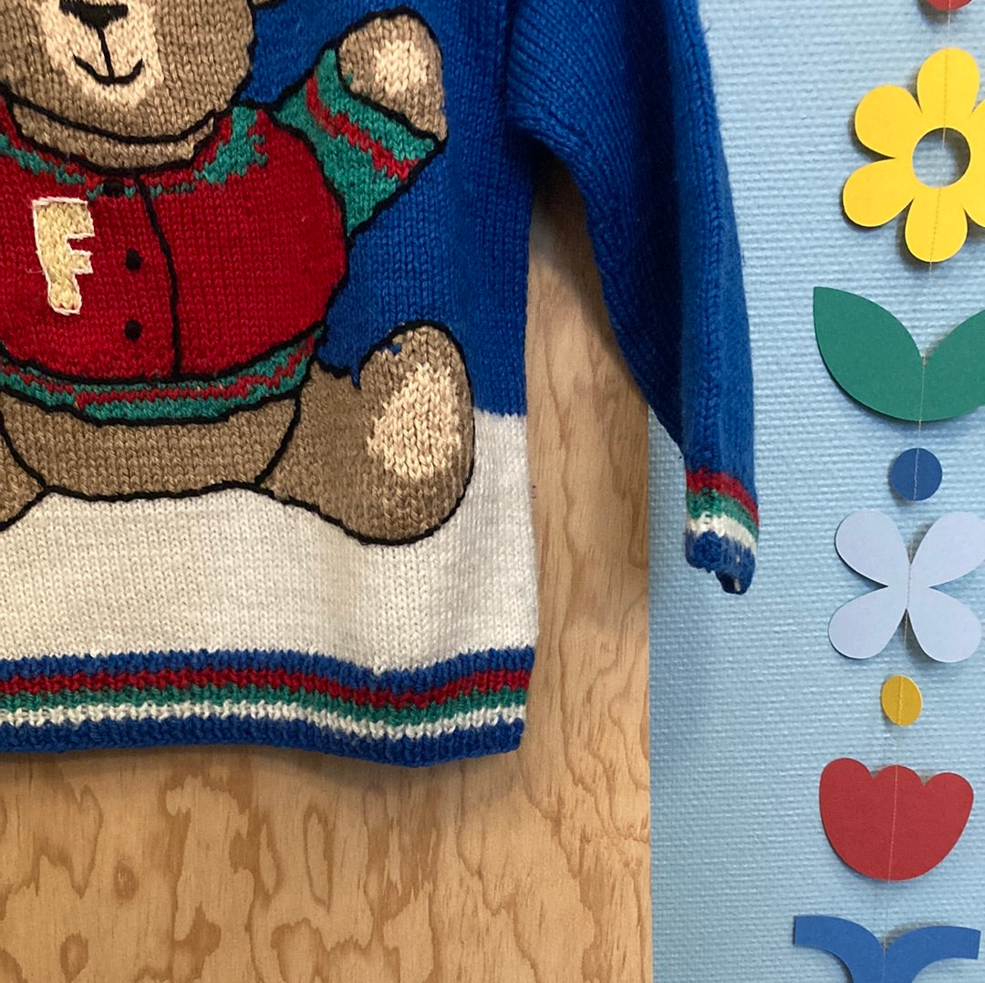 Pull Phildar teddy bear