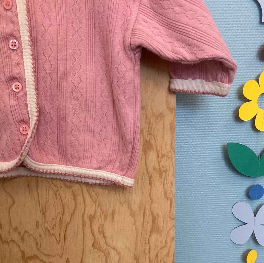 Cardigan rose poudré DPAM