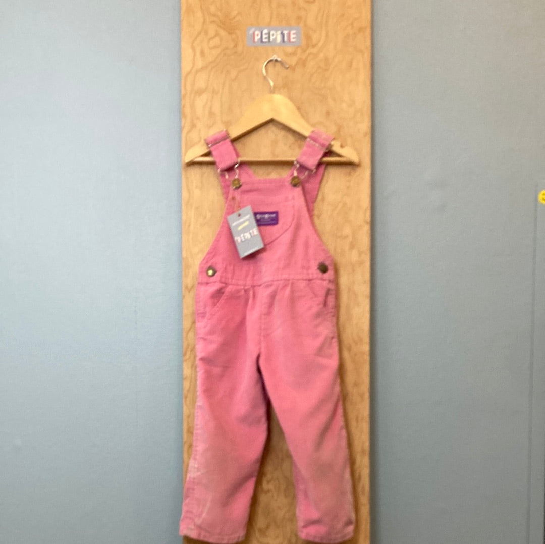 Salopette OshKosh velours rose