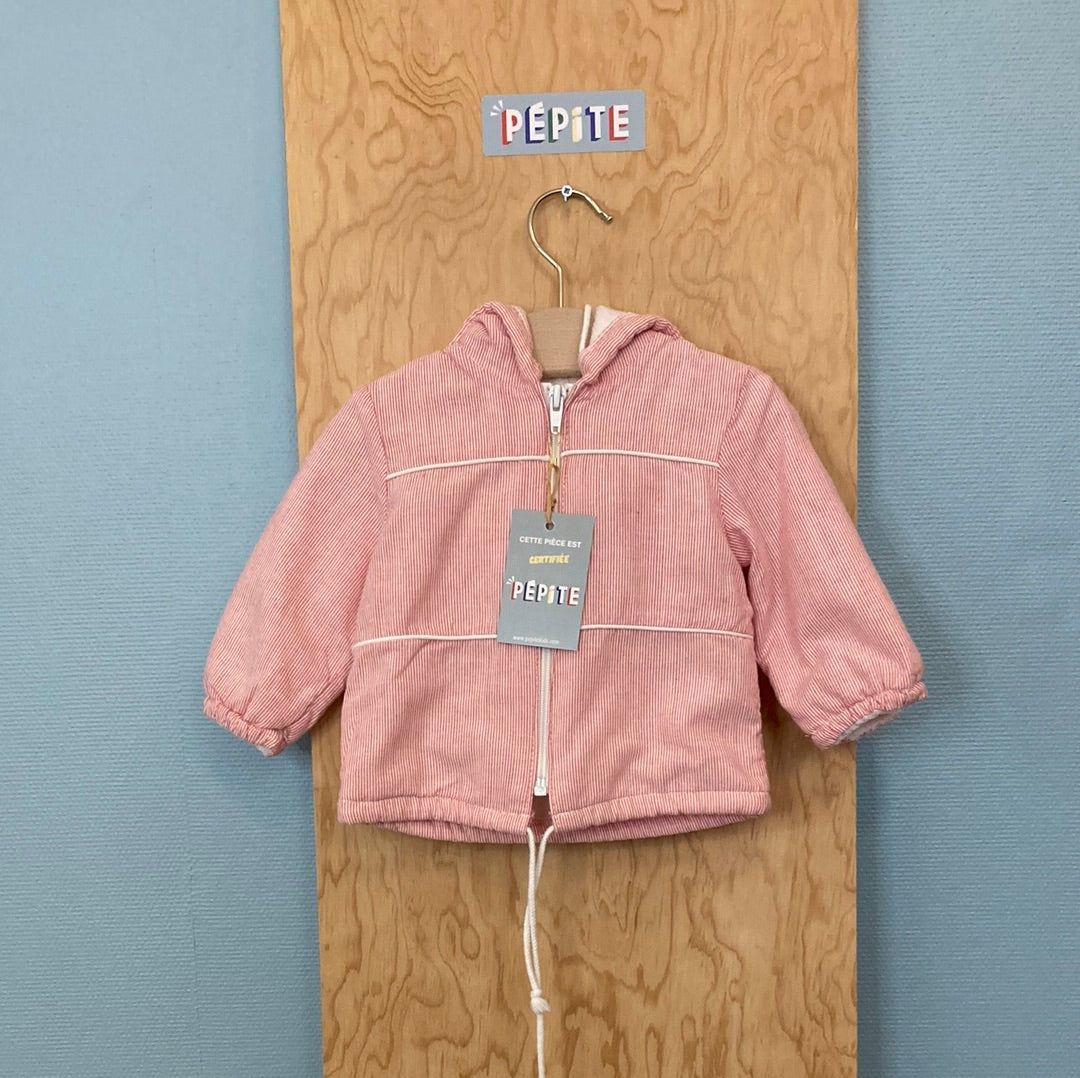 Veste milleraie molletonné