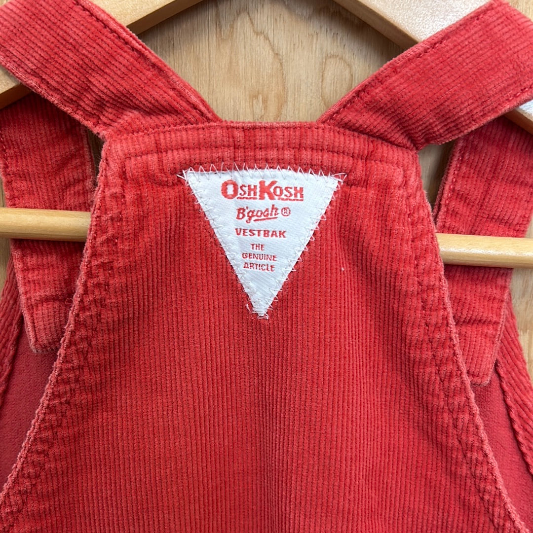 Robe Oshkosh velours côtelé pêche