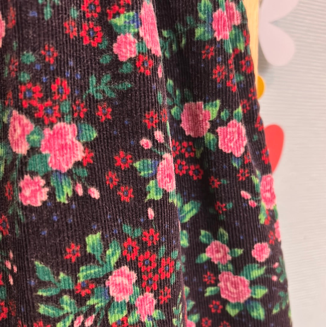 Salopette Oshkosh velours fleurs
