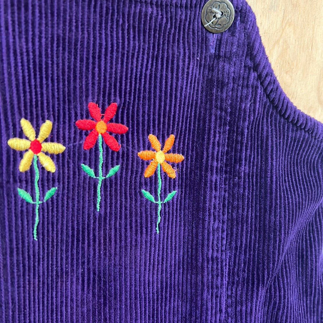 Robe velours côtelé