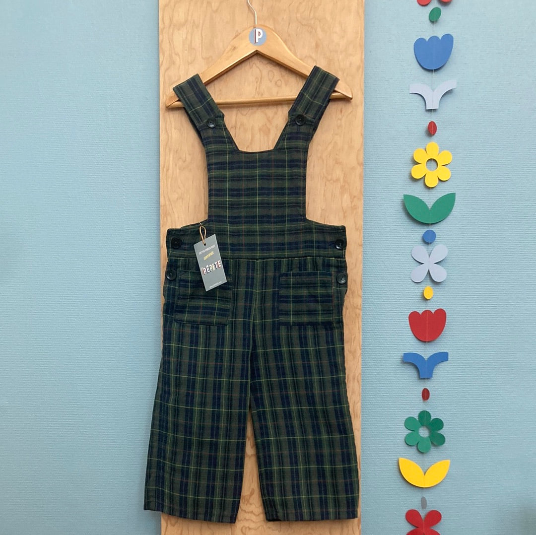 Salopette tartan