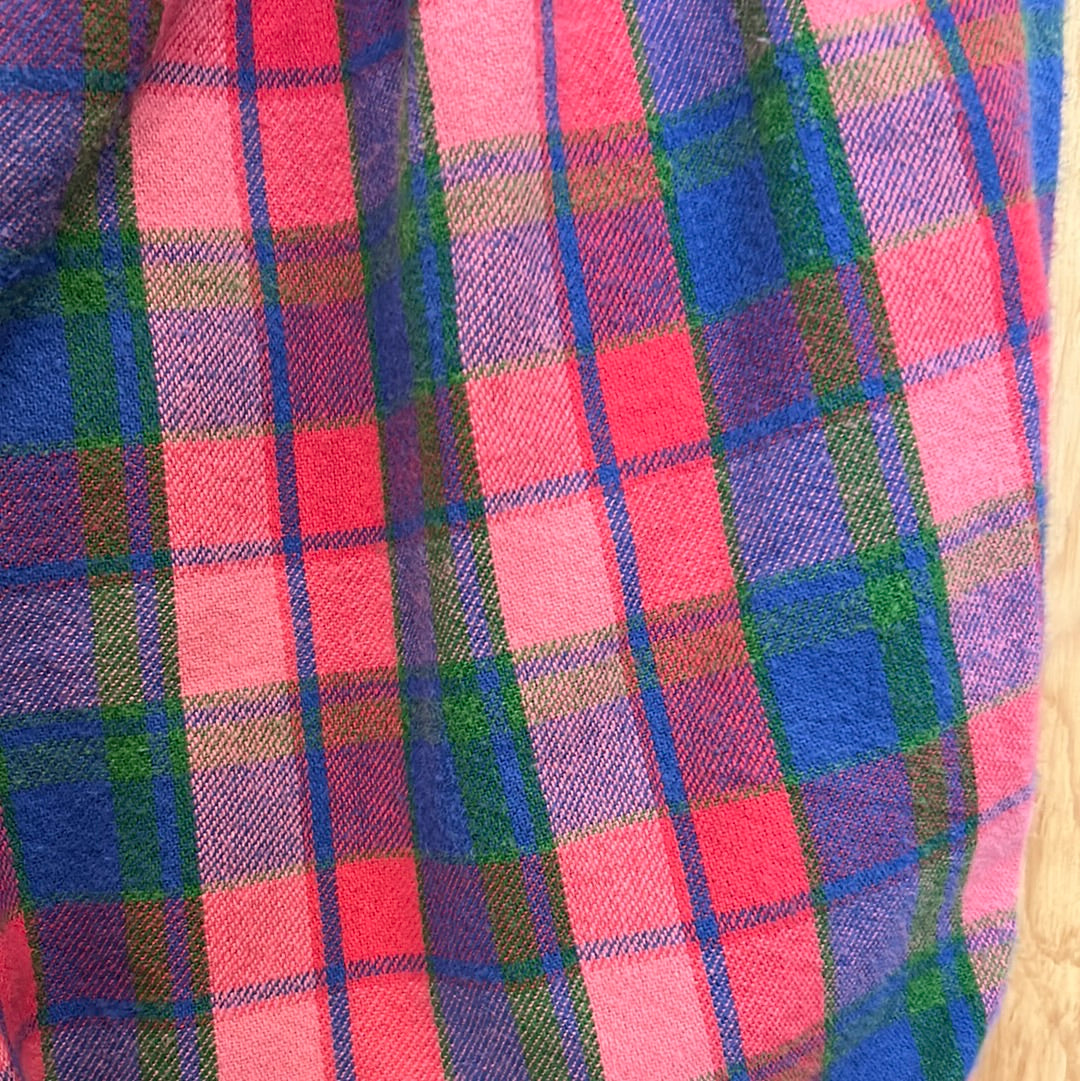 Combi Oshkosh tartan rose