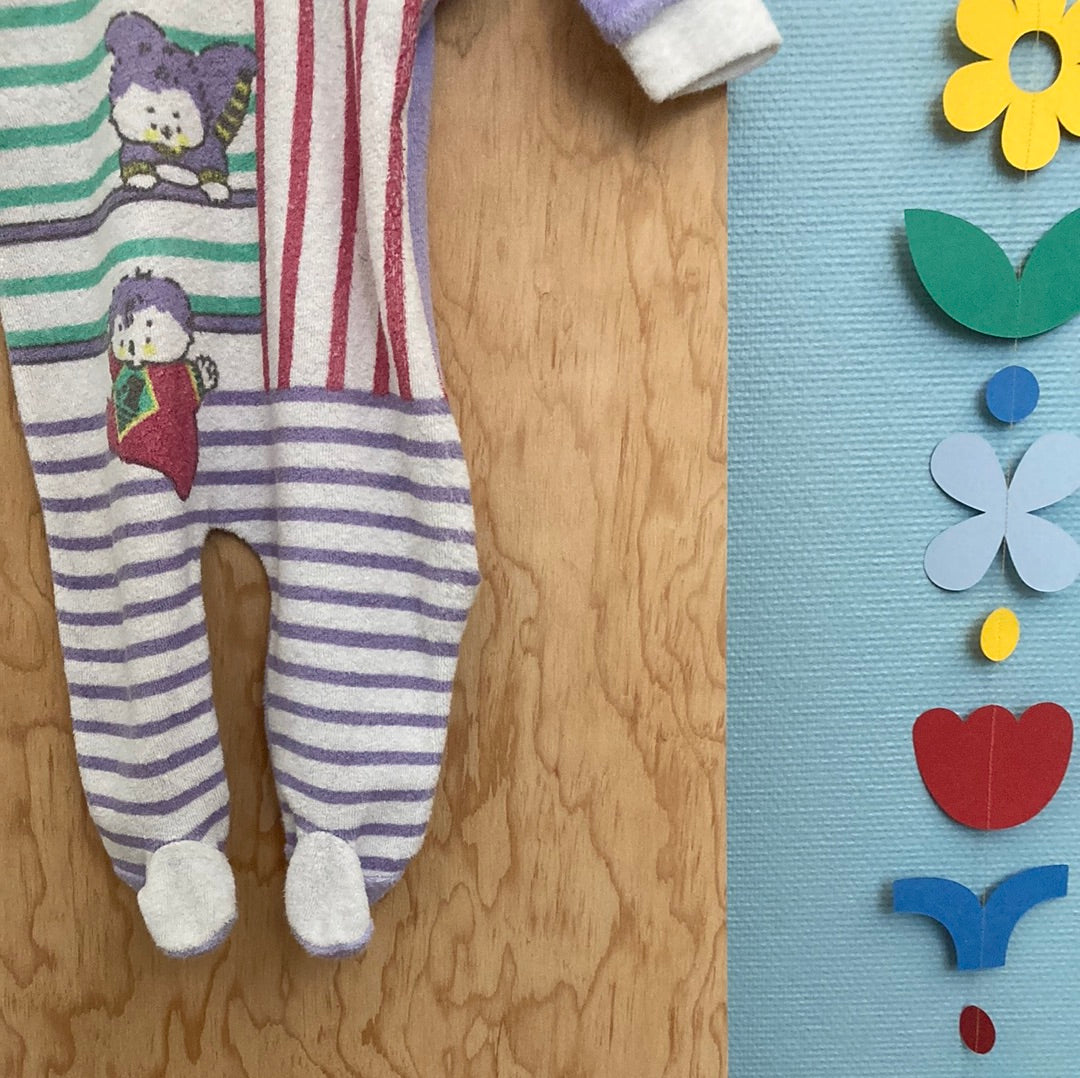 Pyjama rayures éponge