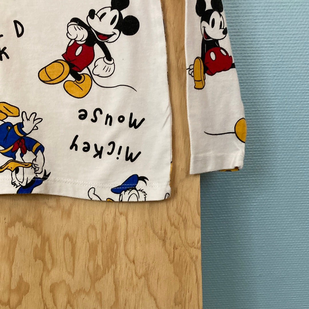 Teesh manches longues Donald et Mickey