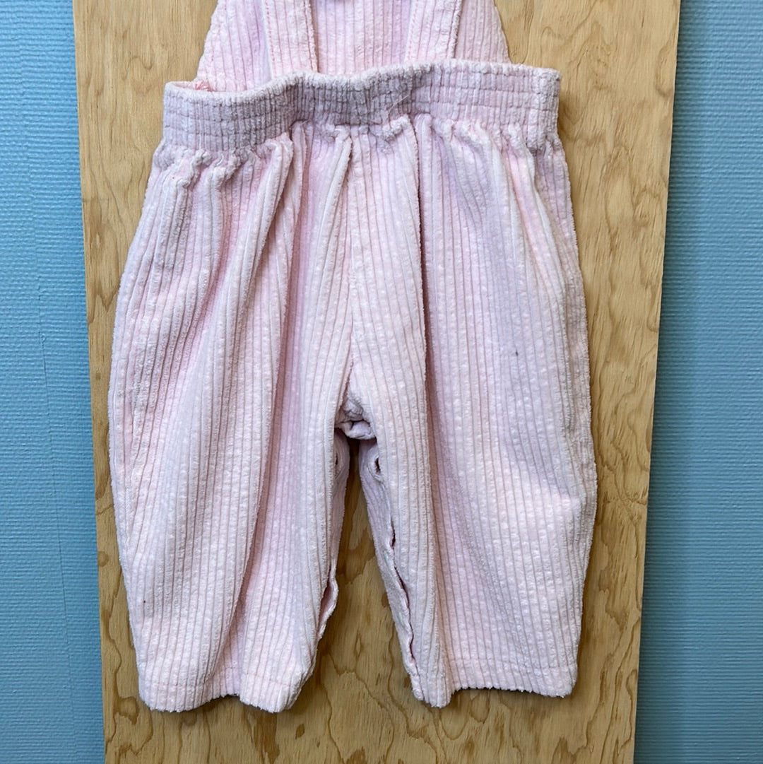 Salopette rose pastel