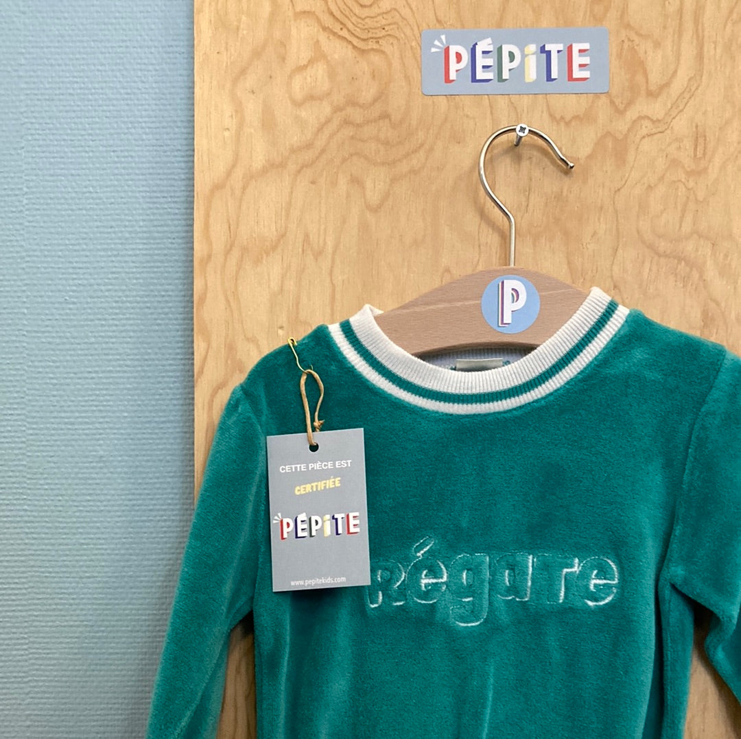 Sweat Babygro peau de pêche