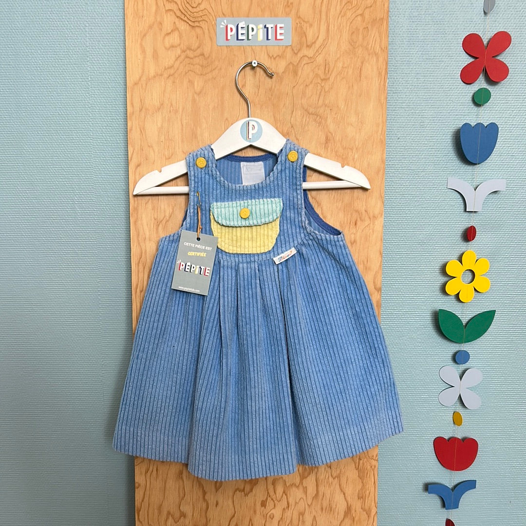 Robe velours côtelé