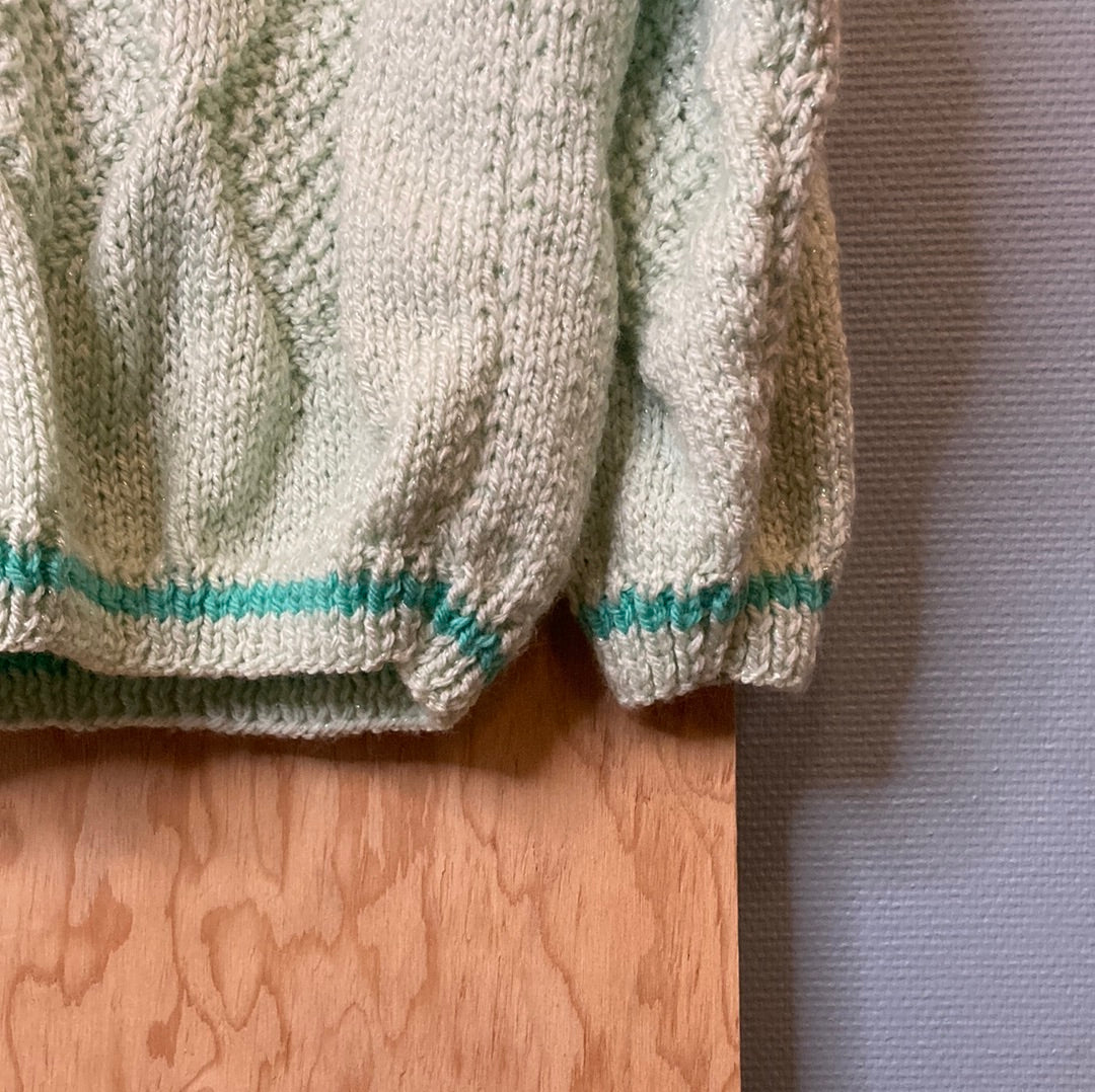 Pull vert pastel