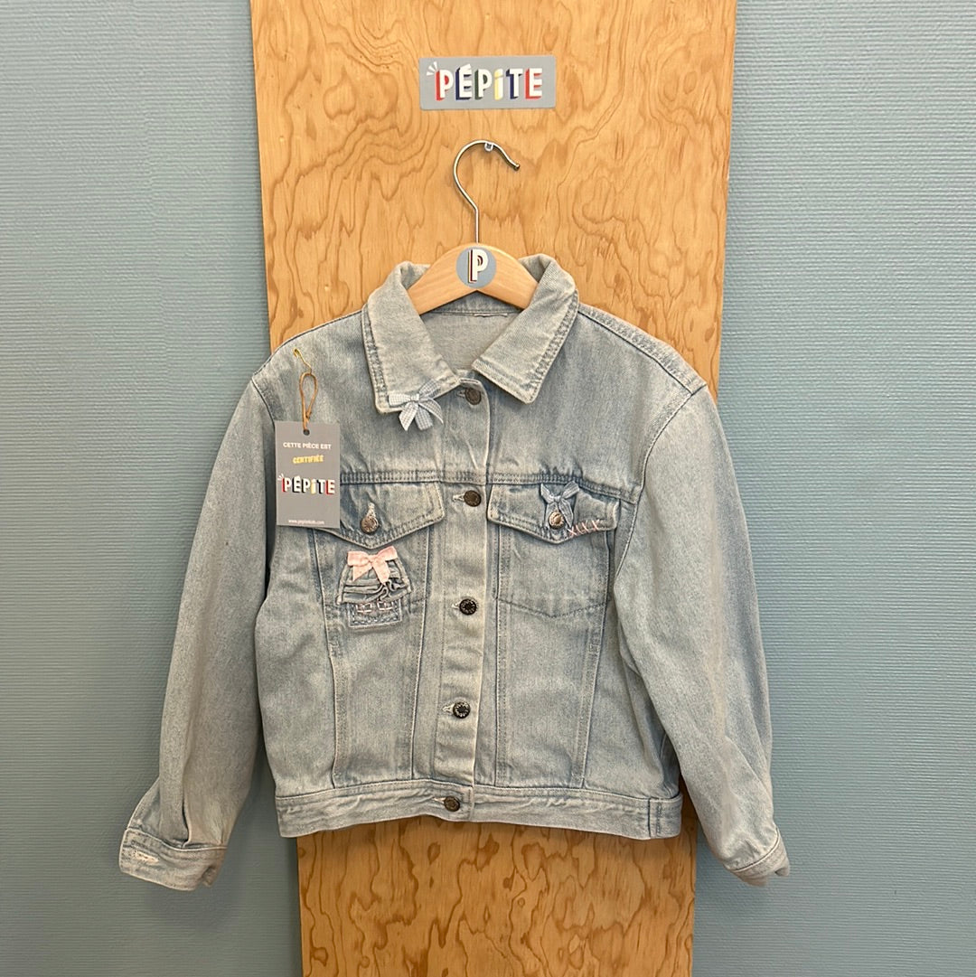 Veste denim noeuds
