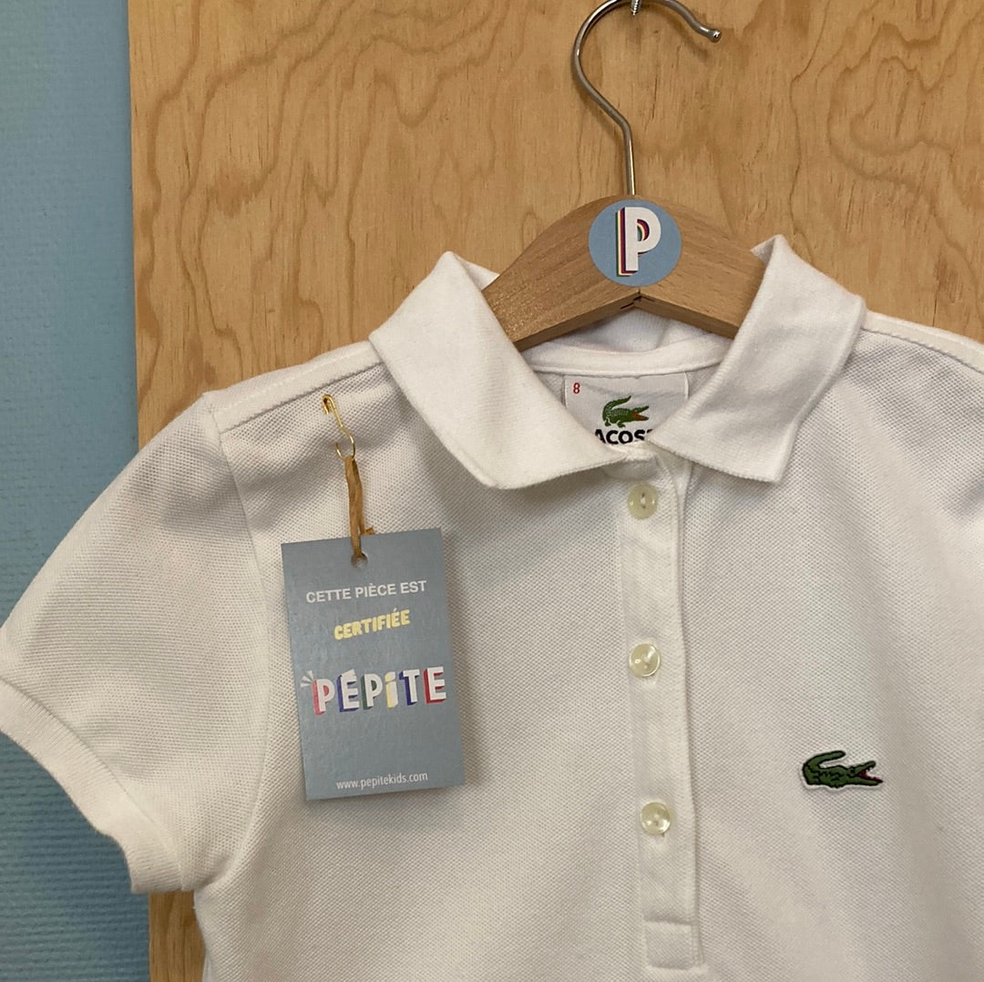 Polo Lacoste blanc