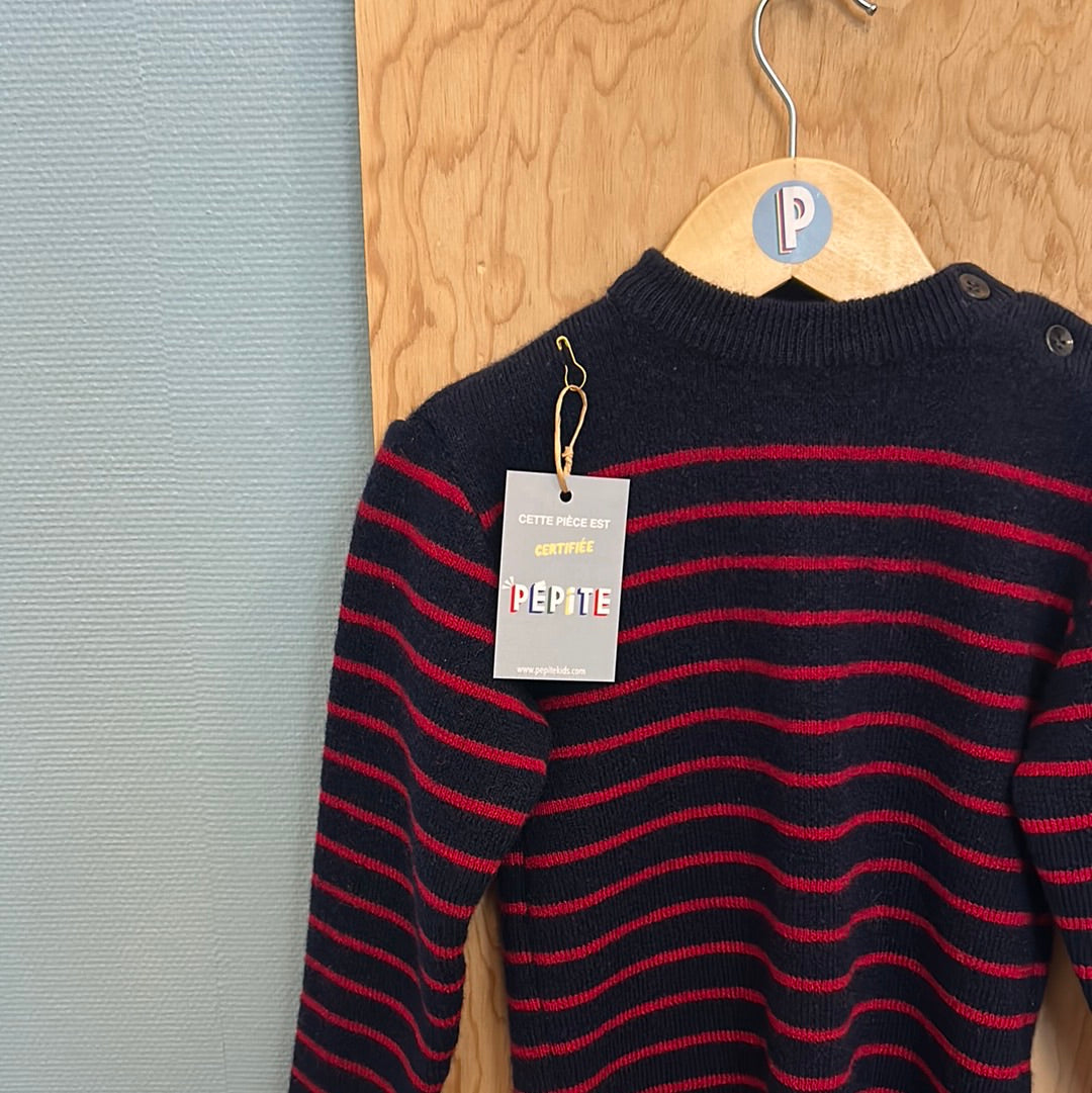 Pull laine marine