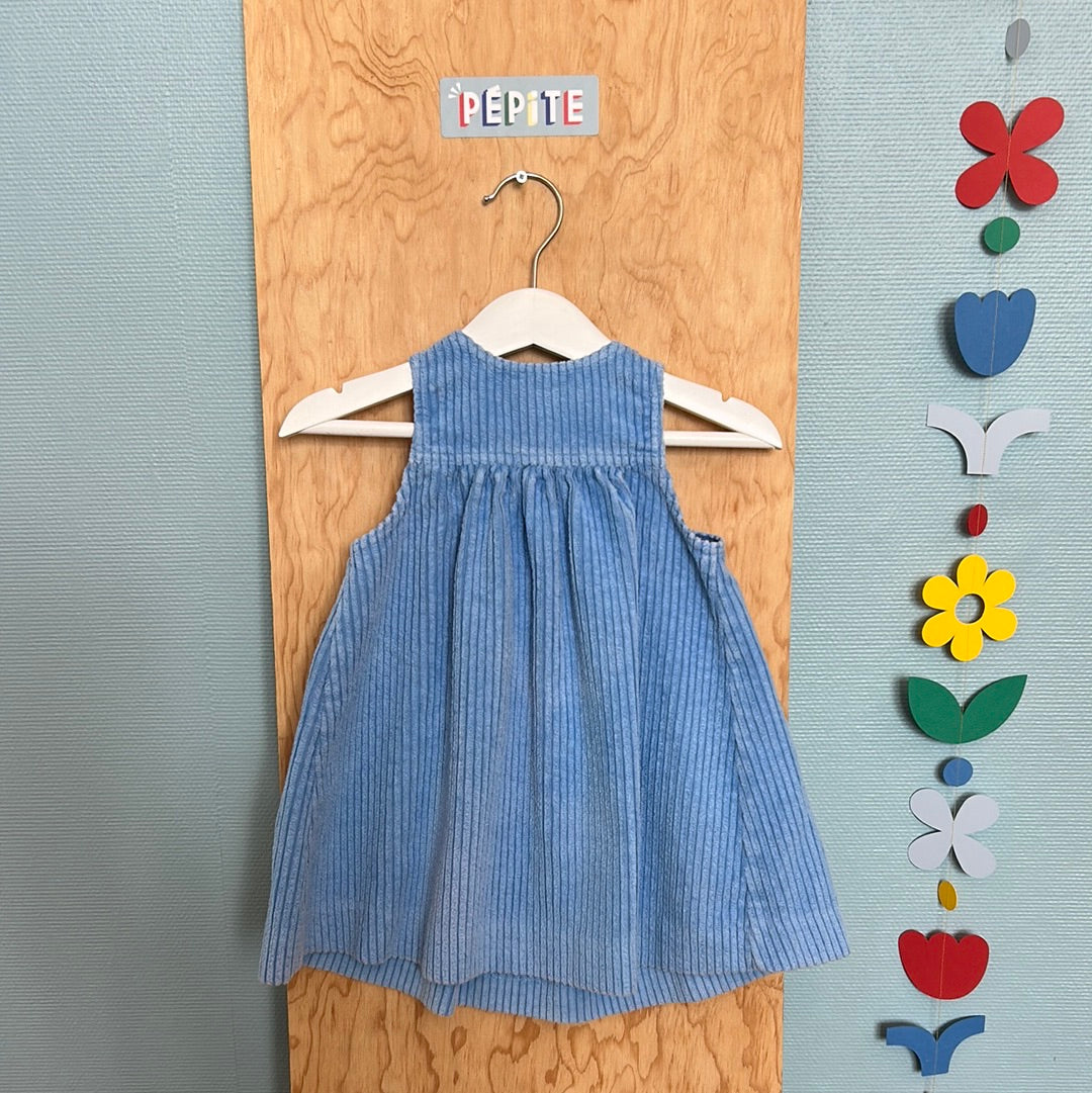 Robe velours côtelé