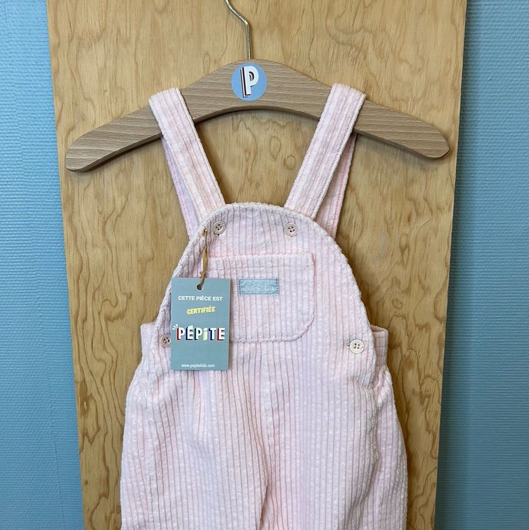 Salopette rose pastel