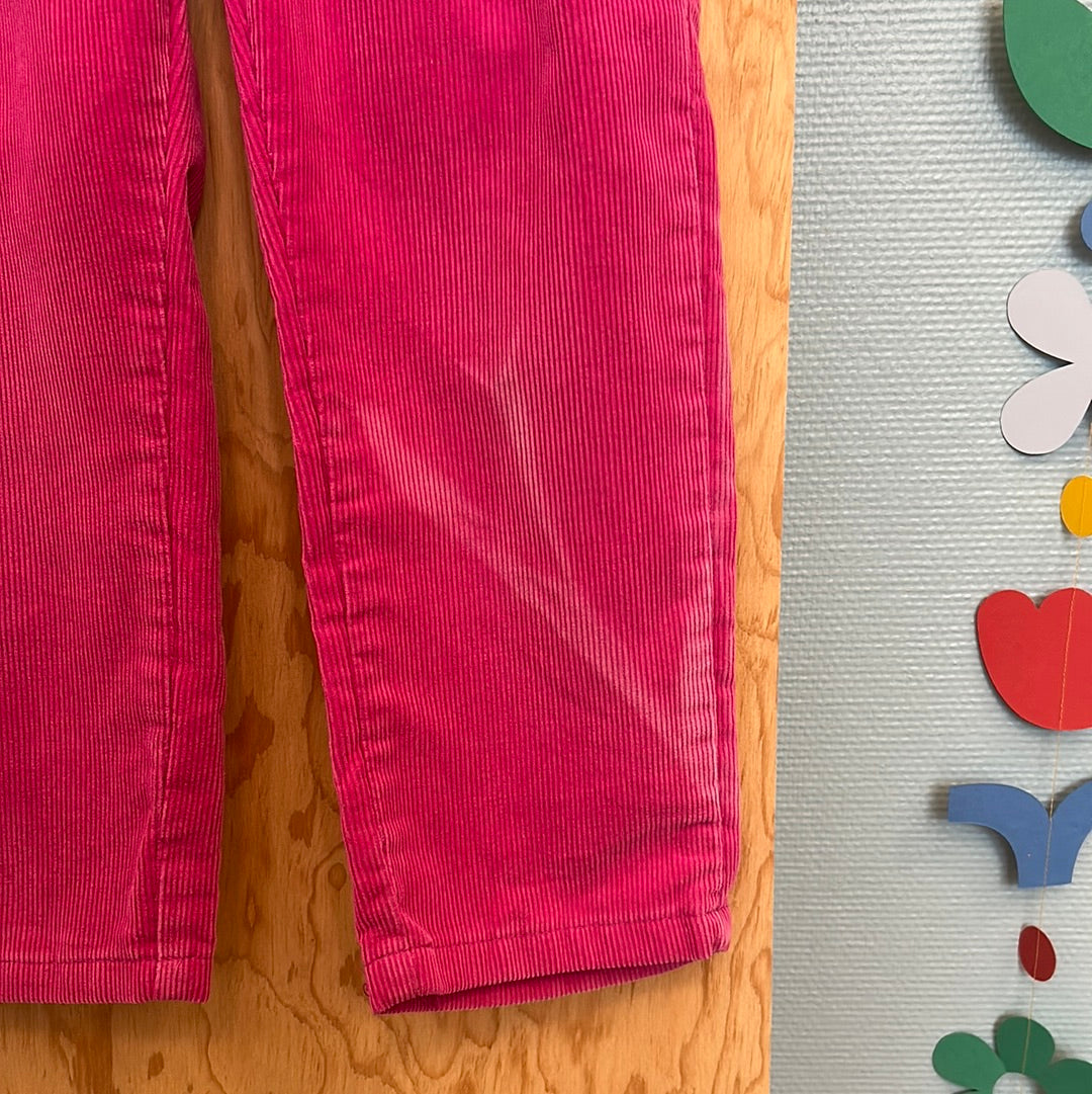 Pantalon Lee velours rose