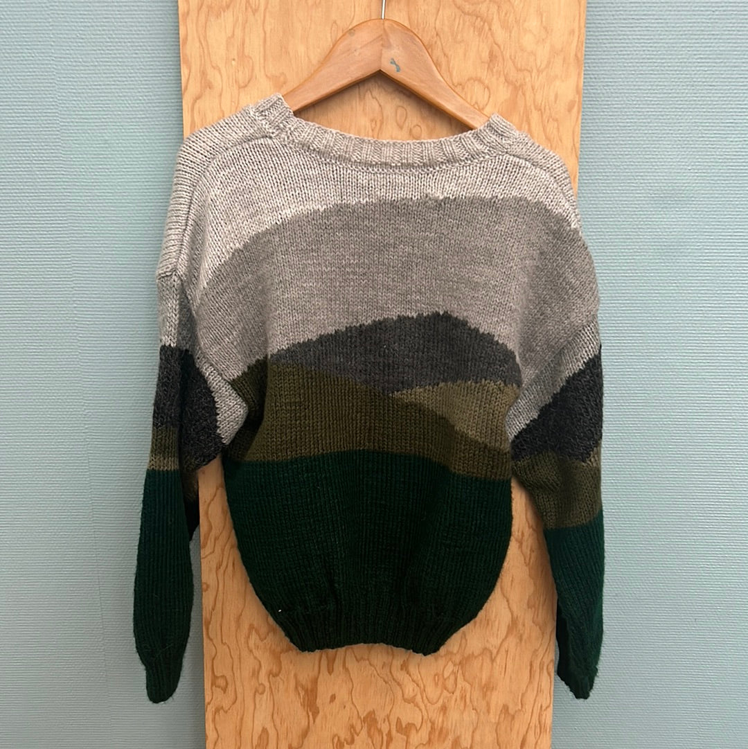Pull paysage-arc en ciel