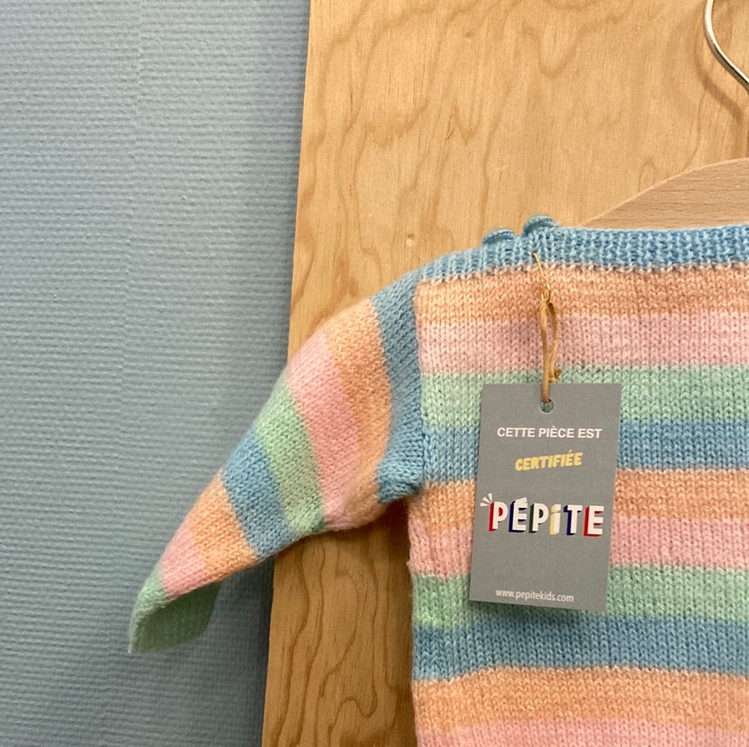 Pull pastel multicolore