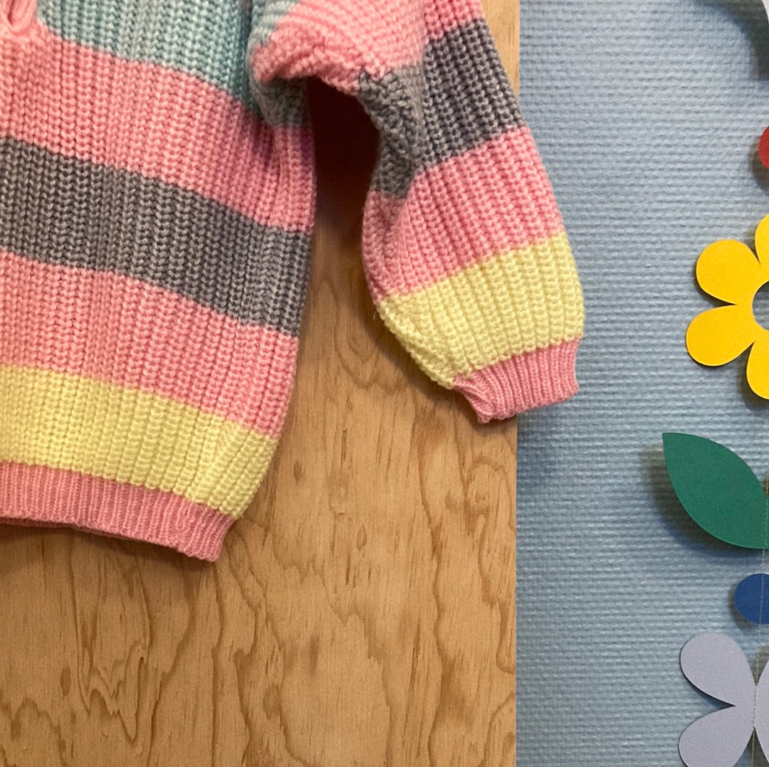 Pull pastel multicolore