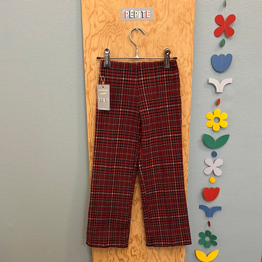 Pantalon 70s tartan