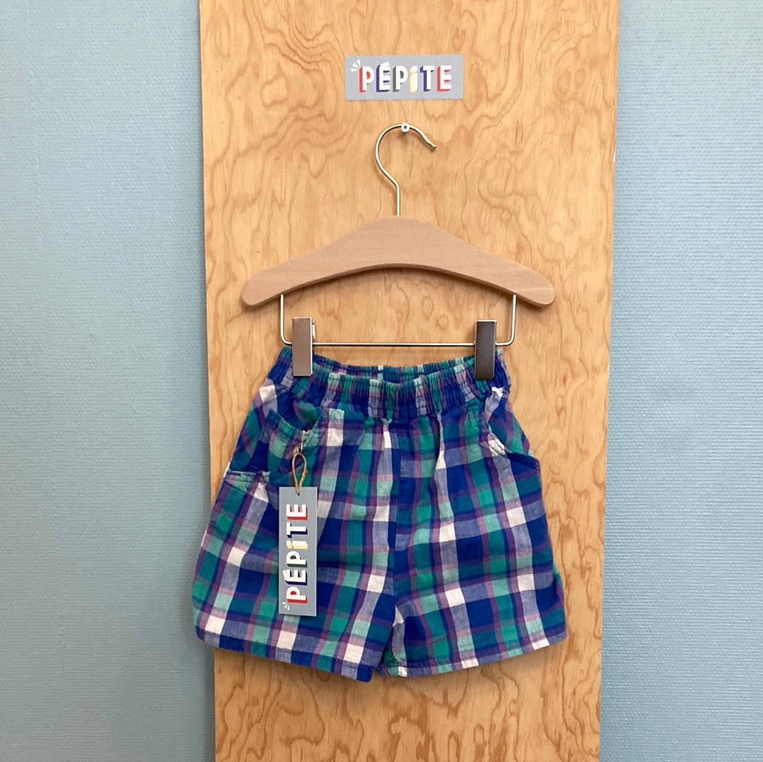 Short à carreaux