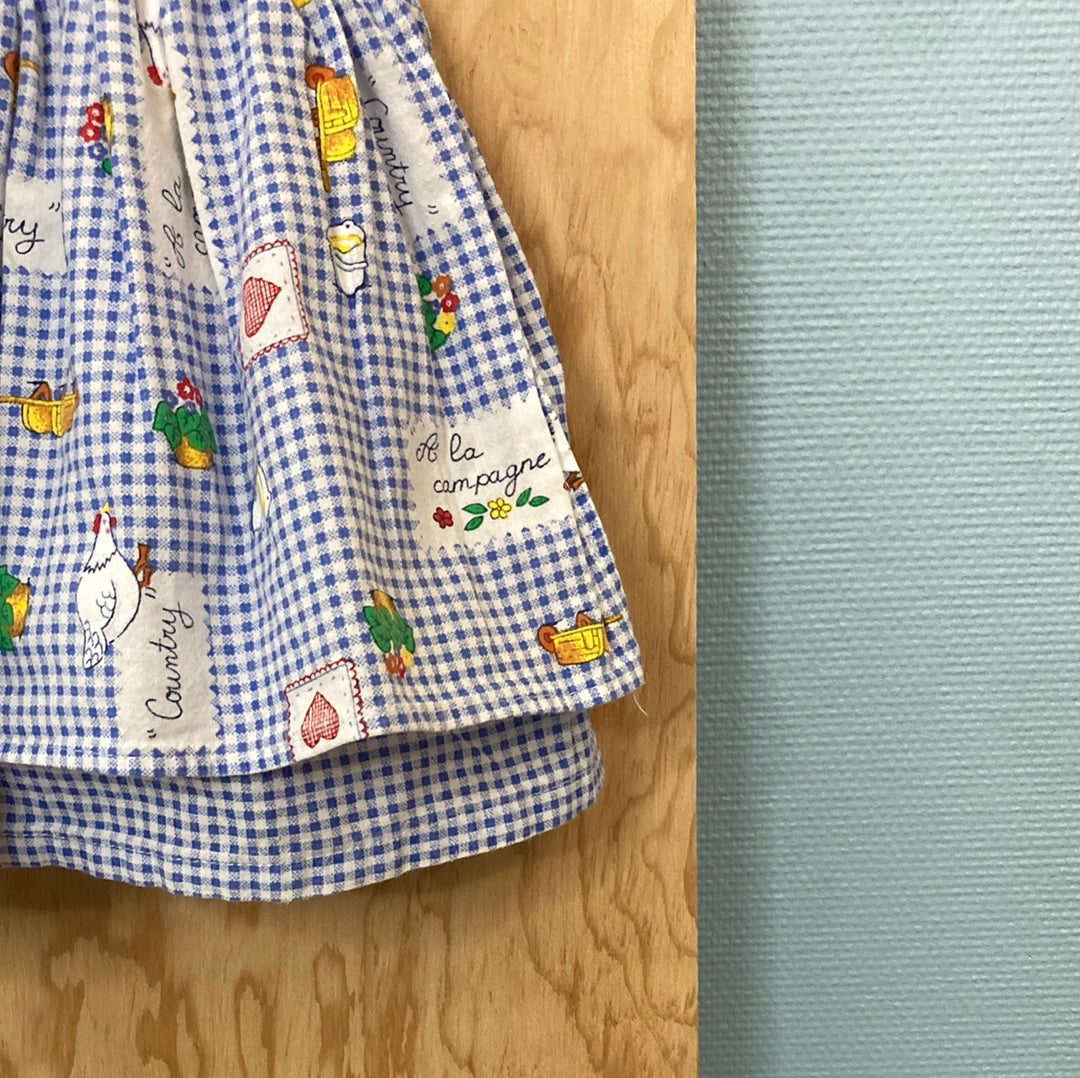 Robe vichy animaux